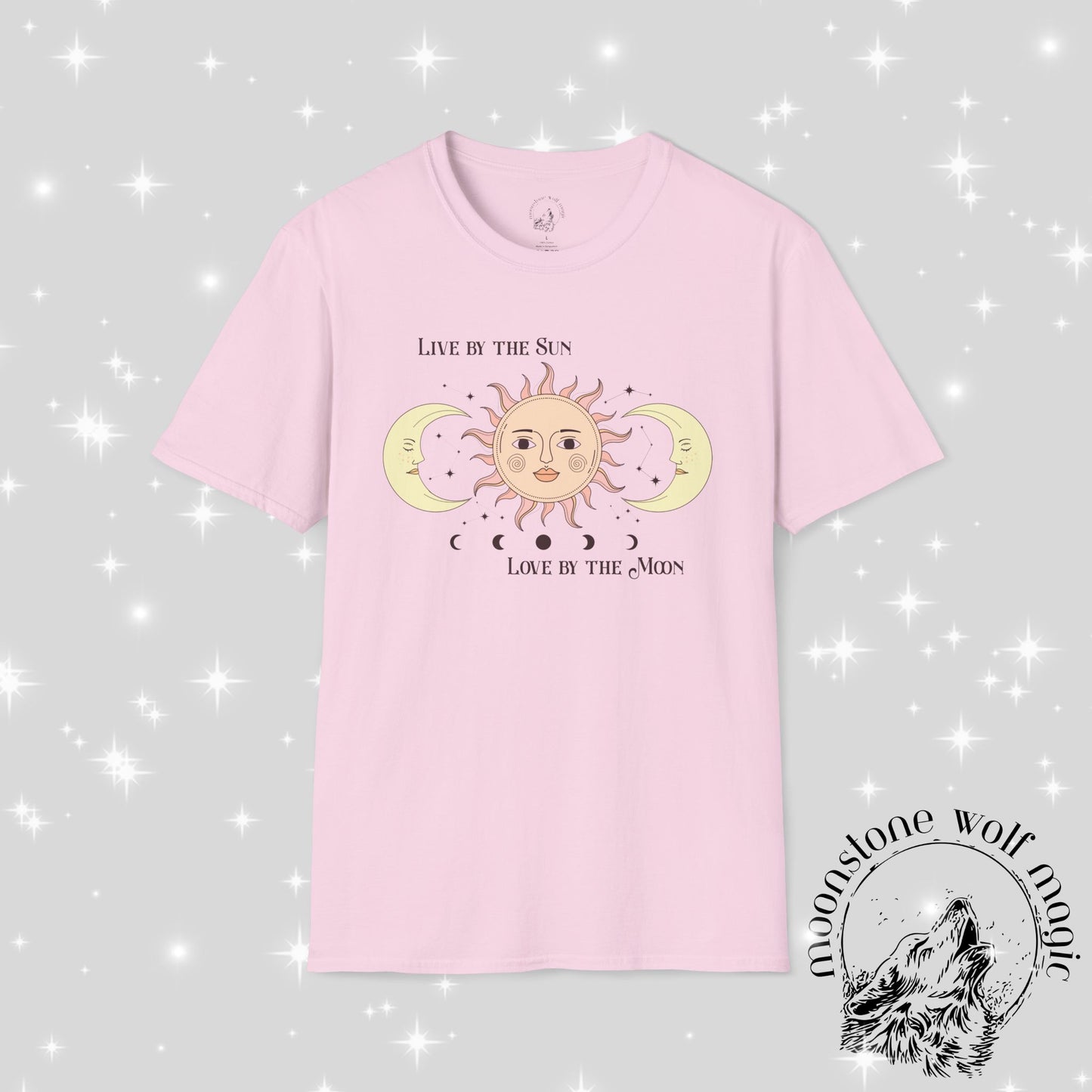Live by the Sun, Love by the Moon Unisex Softstyle T-Shirt