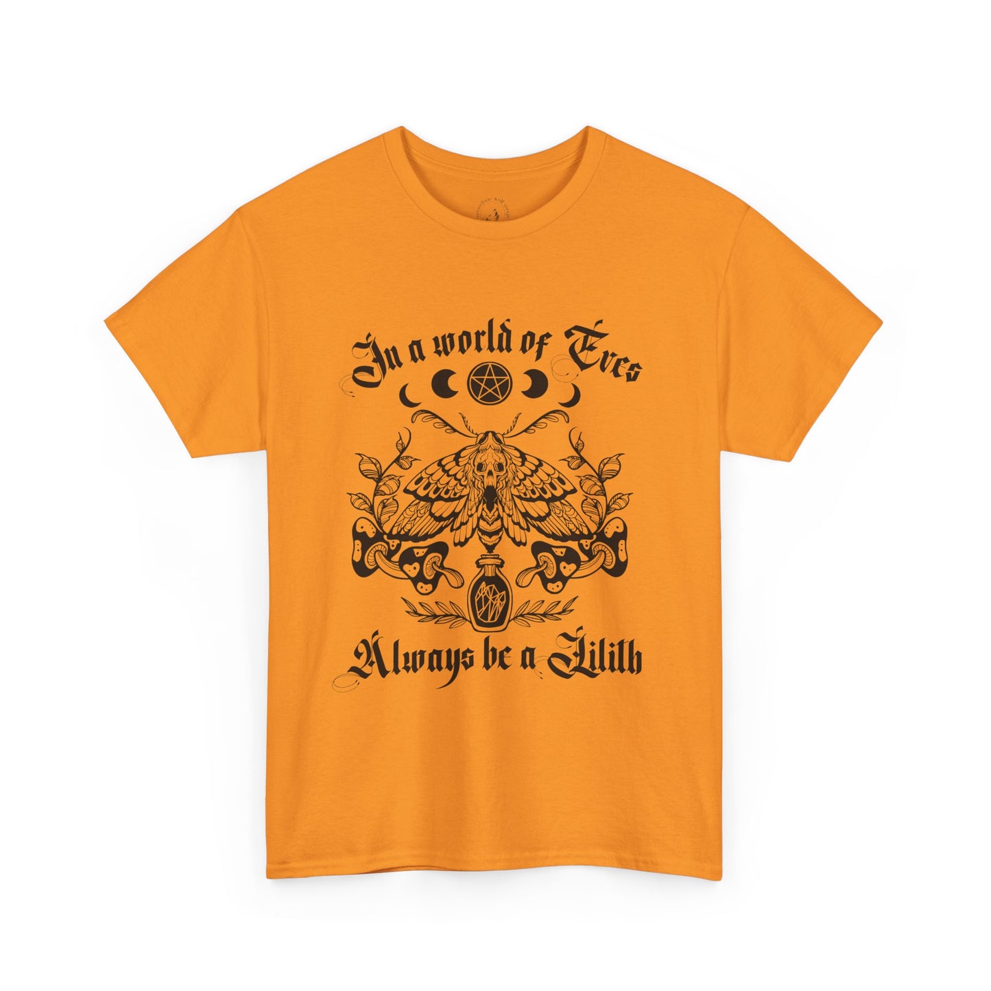 Be a Lilith Vintage-Inspired Unisex Heavy Cotton Tee, Boho Style Tee, Casual Wear, Gift for Him and Her, Ideal for Festivals and Gatherings