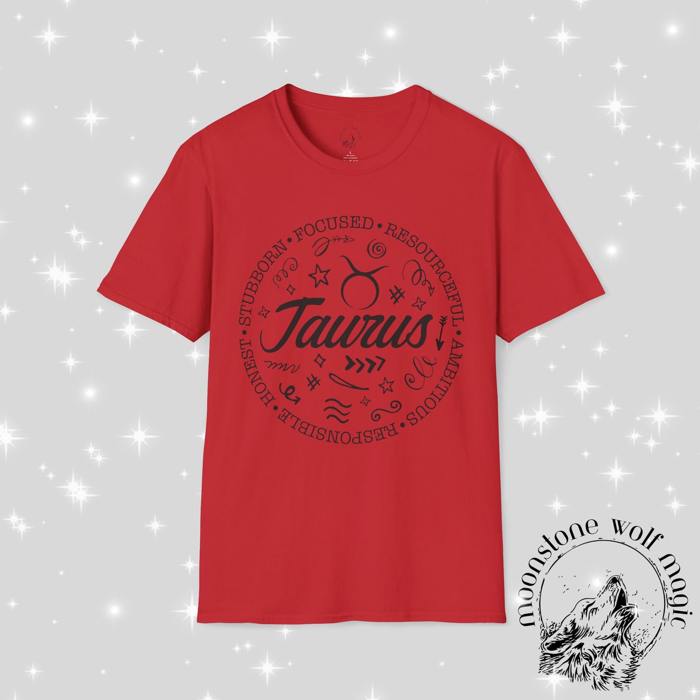 Taurus Zodiac Unisex Softstyle T-Shirt - Astrology Inspired Gift
