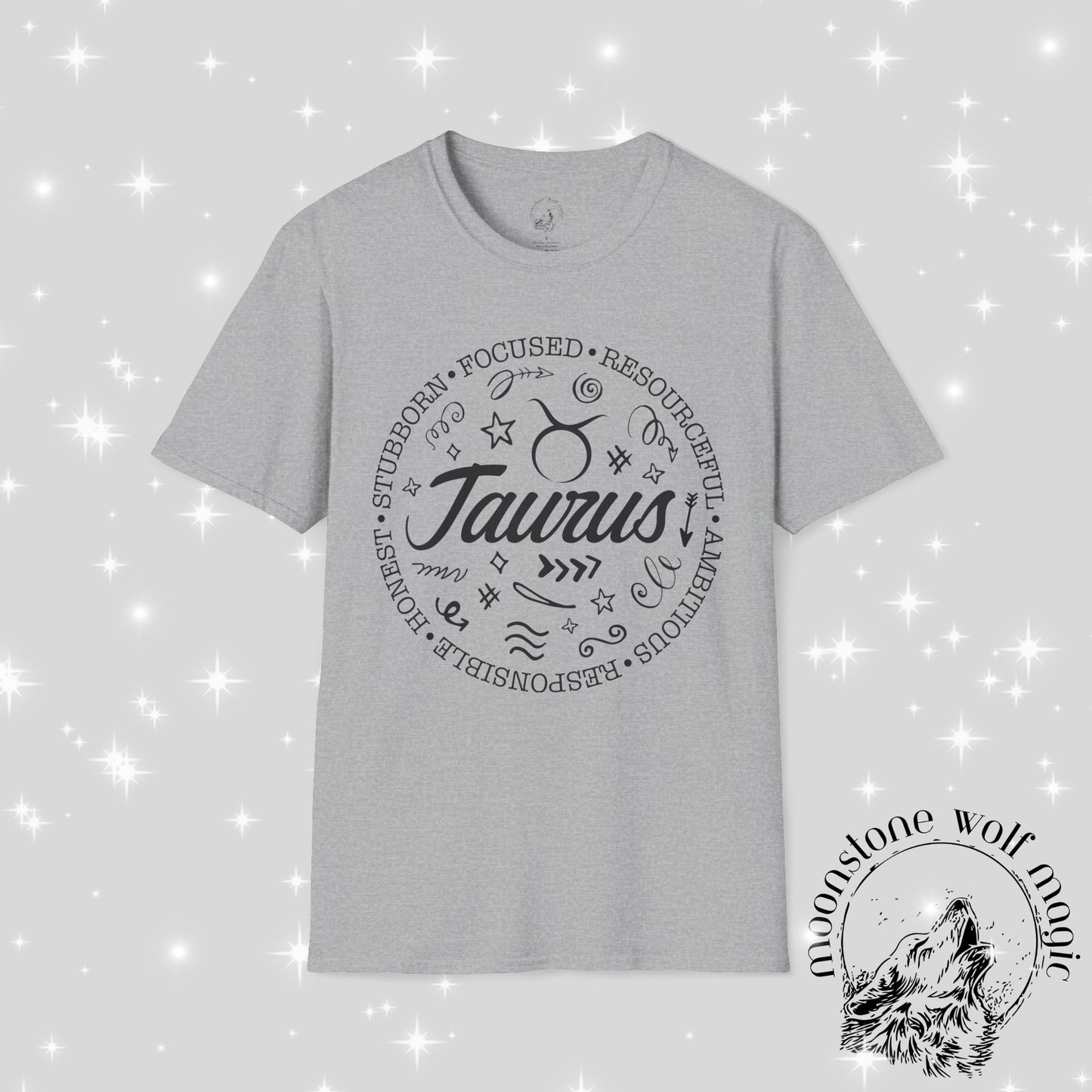 Taurus Zodiac Unisex Softstyle T-Shirt - Astrology Inspired Gift