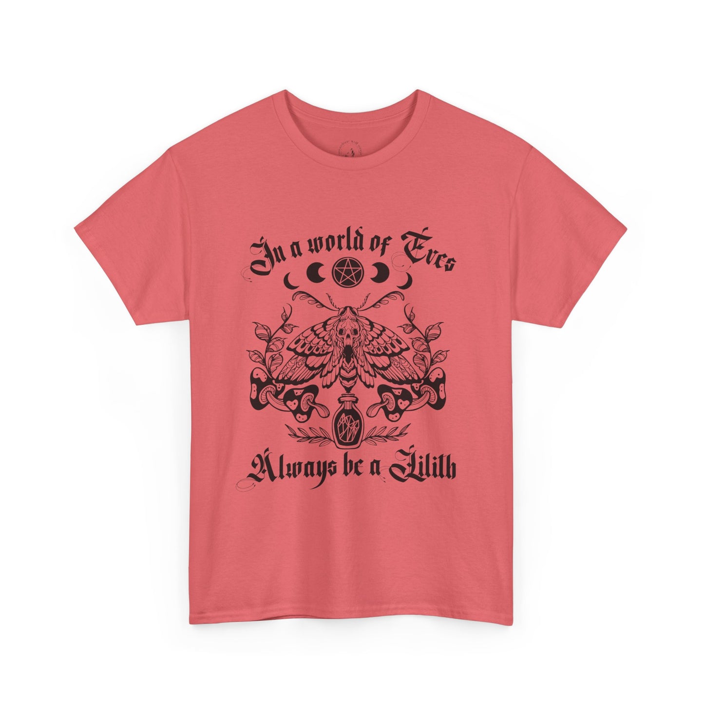Be a Lilith Vintage-Inspired Unisex Heavy Cotton Tee, Boho Style Tee, Casual Wear, Gift for Him and Her, Ideal for Festivals and Gatherings