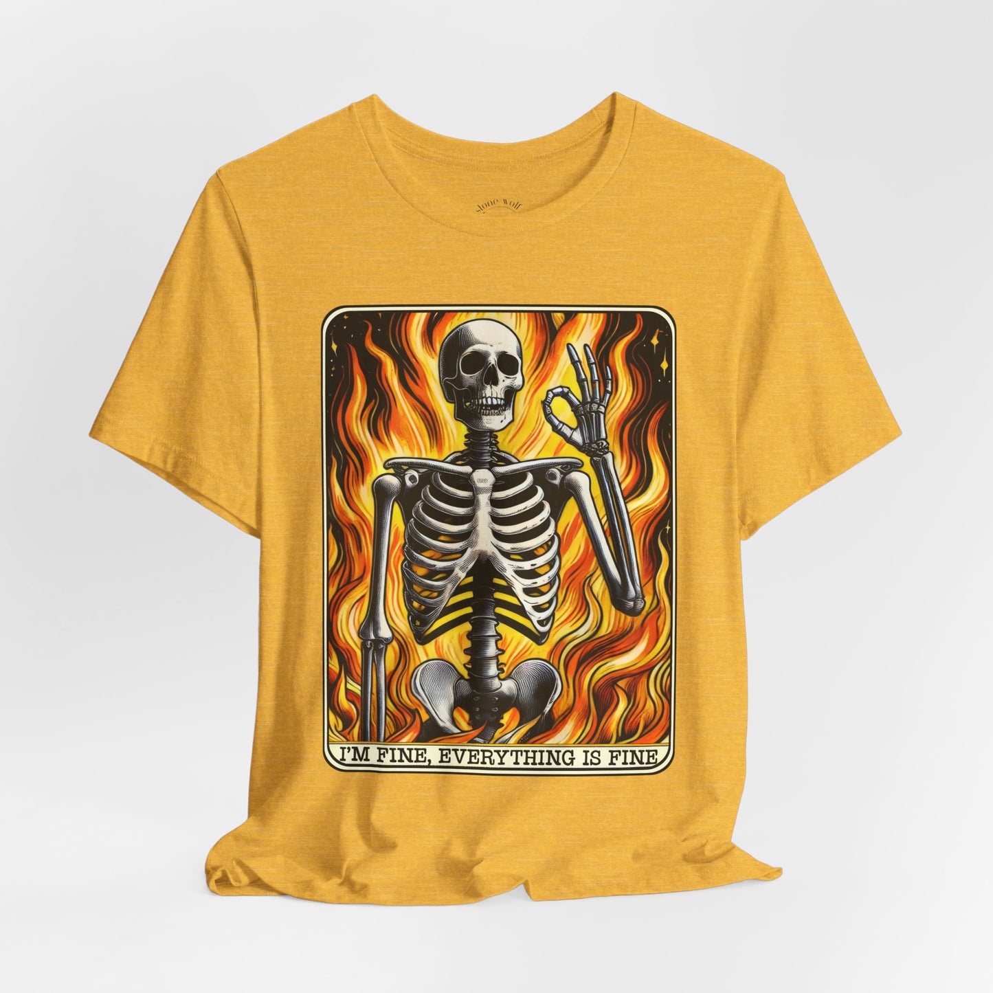 The I'm Fine Tarot Short Sleeve Tee