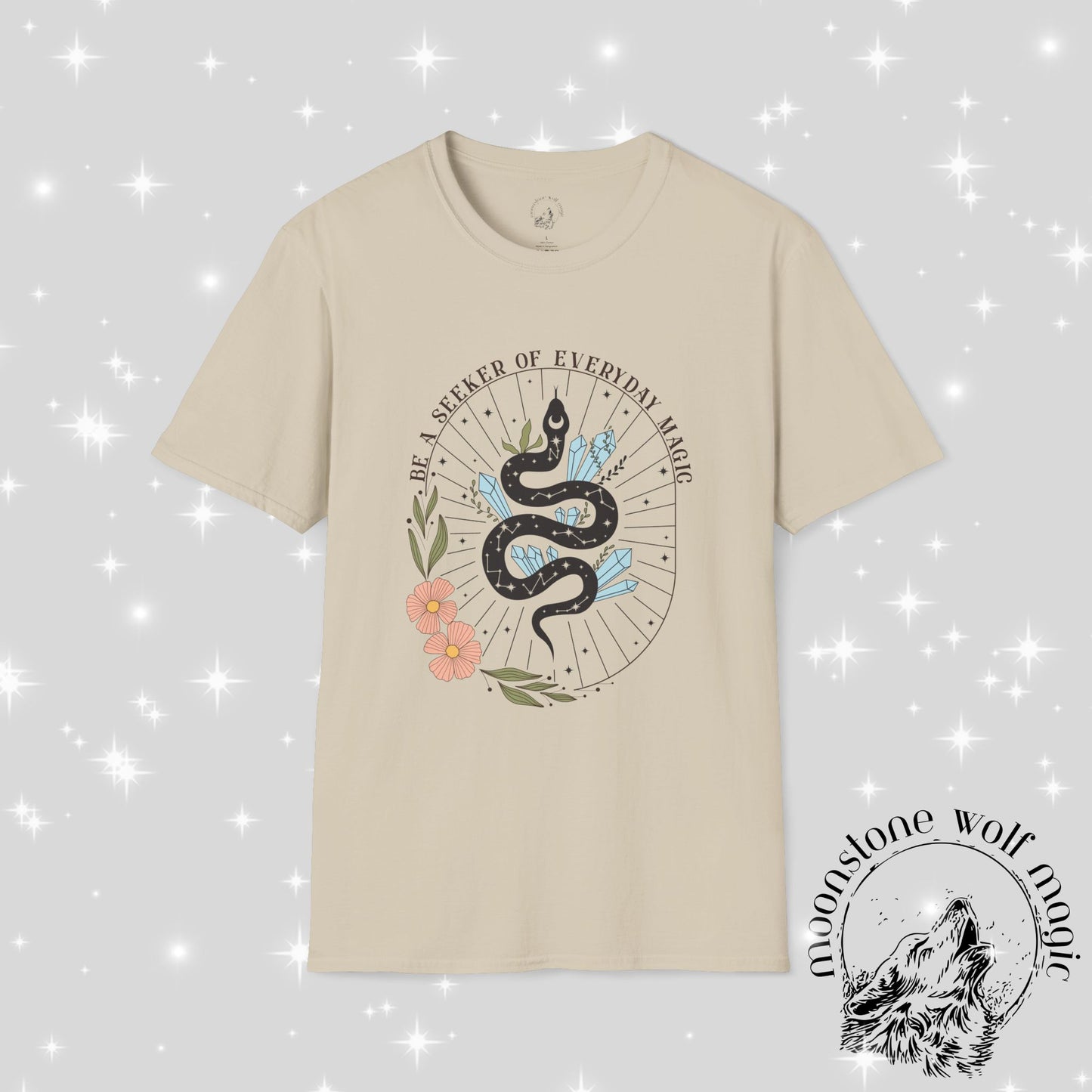 Everyday Magic Unisex Softstyle T-Shirt - Cute Snake Design