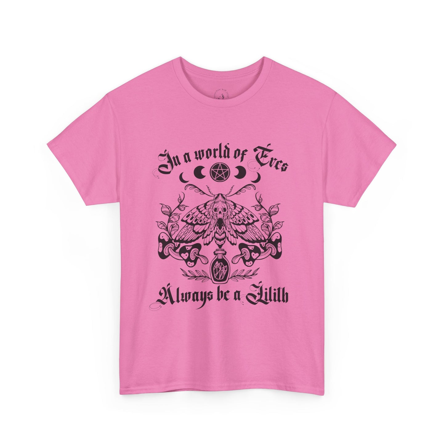 Be a Lilith Vintage-Inspired Unisex Heavy Cotton Tee, Boho Style Tee, Casual Wear, Gift for Him and Her, Ideal for Festivals and Gatherings