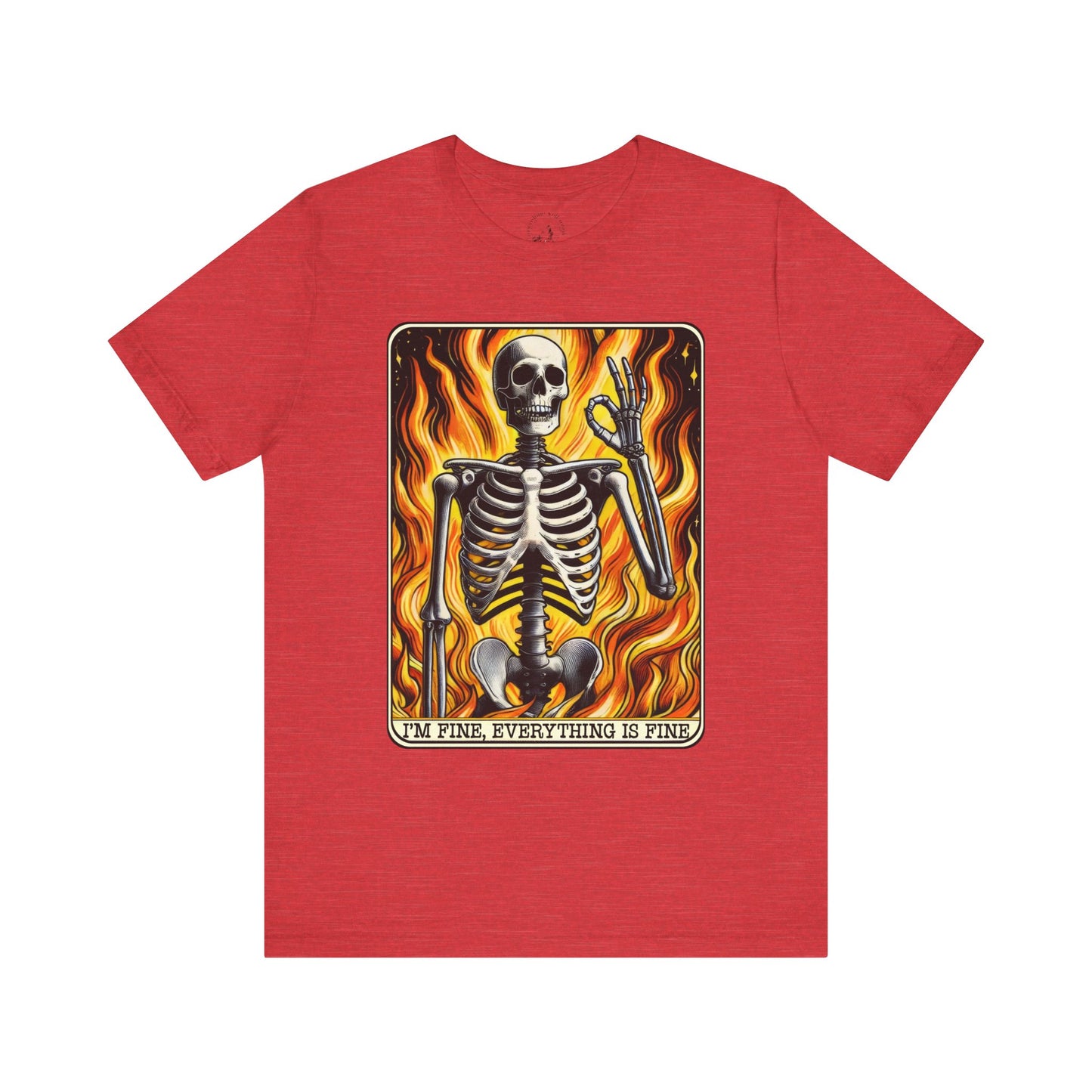 The I'm Fine Tarot Short Sleeve Tee