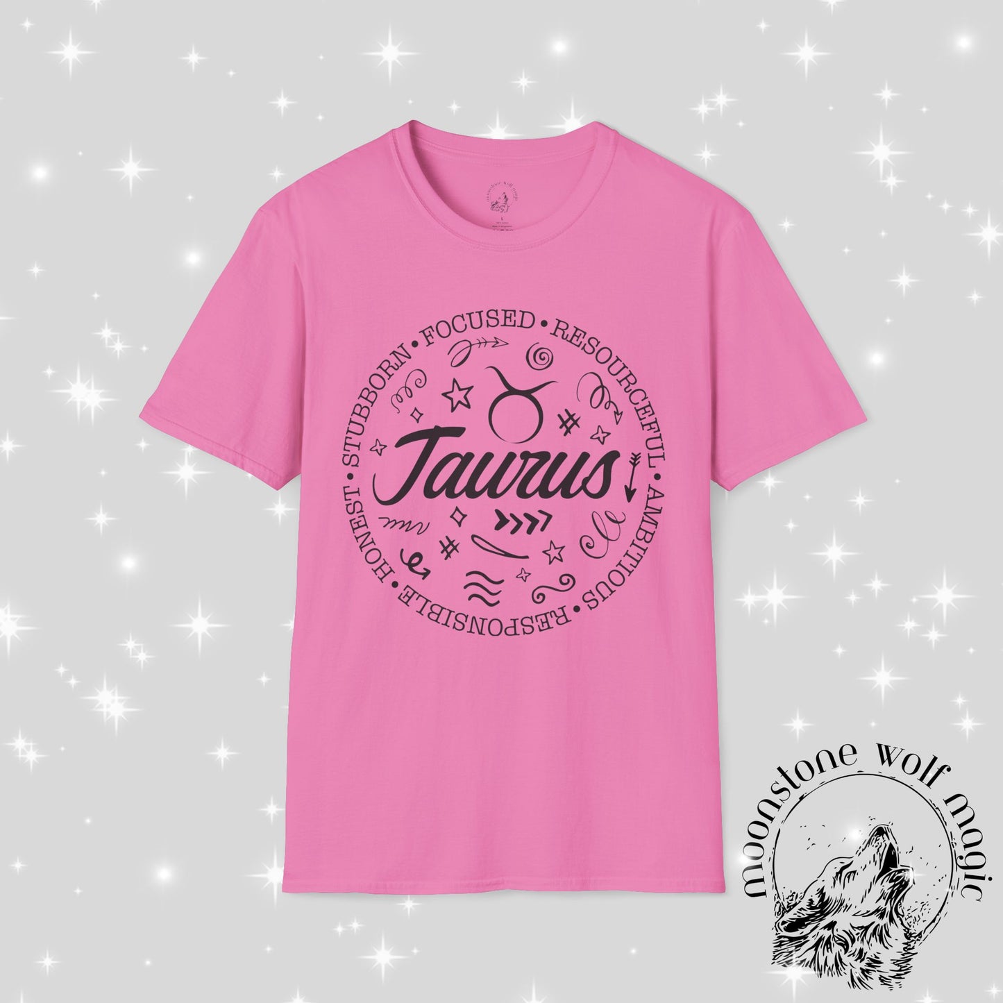 Taurus Zodiac Unisex Softstyle T-Shirt - Astrology Inspired Gift