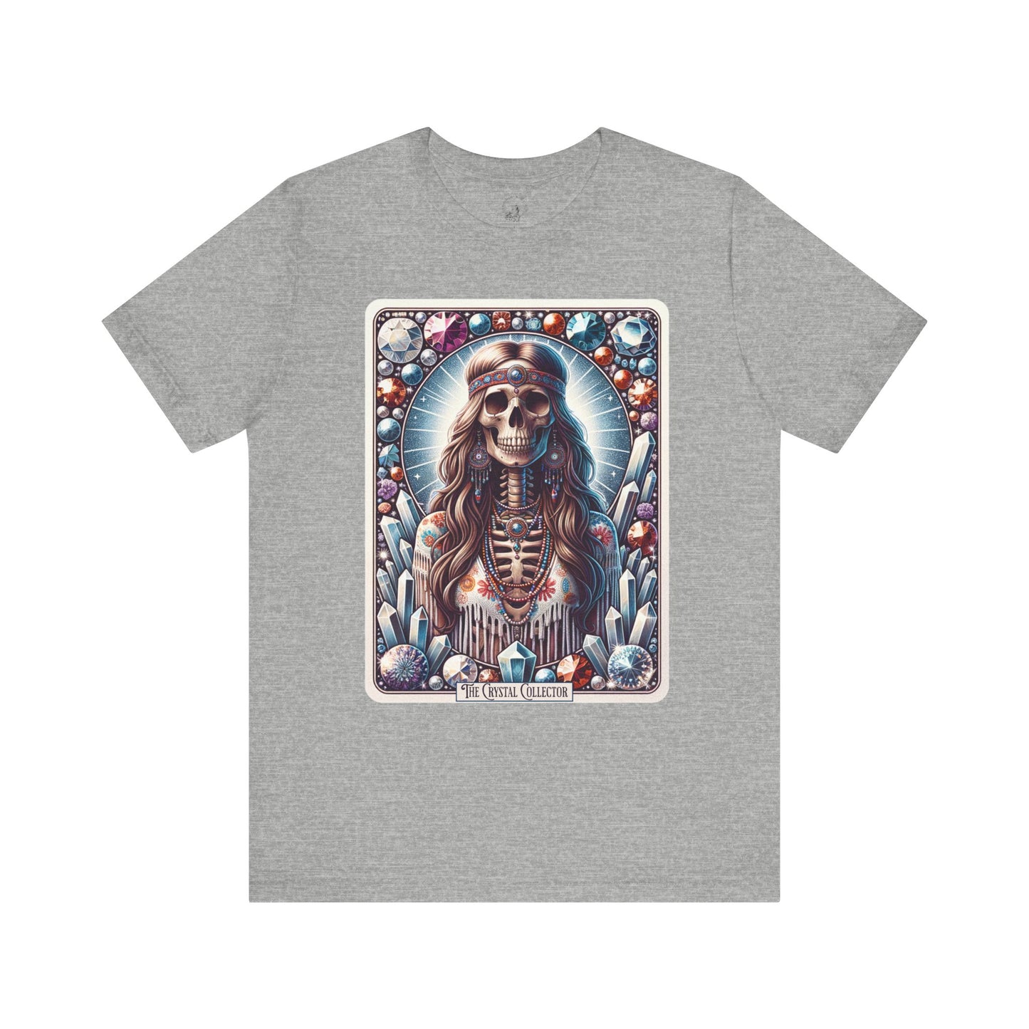 The Crystal Collector Tarot Unisex Jersey Short Sleeve Tee