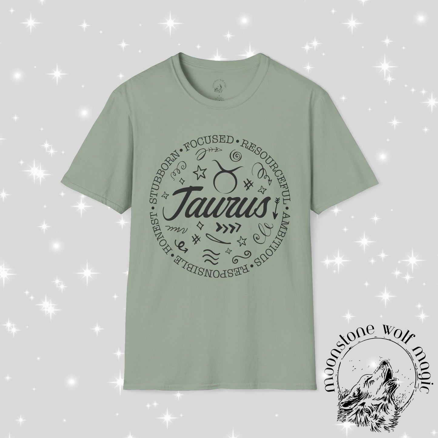 Taurus Zodiac Unisex Softstyle T-Shirt - Astrology Inspired Gift