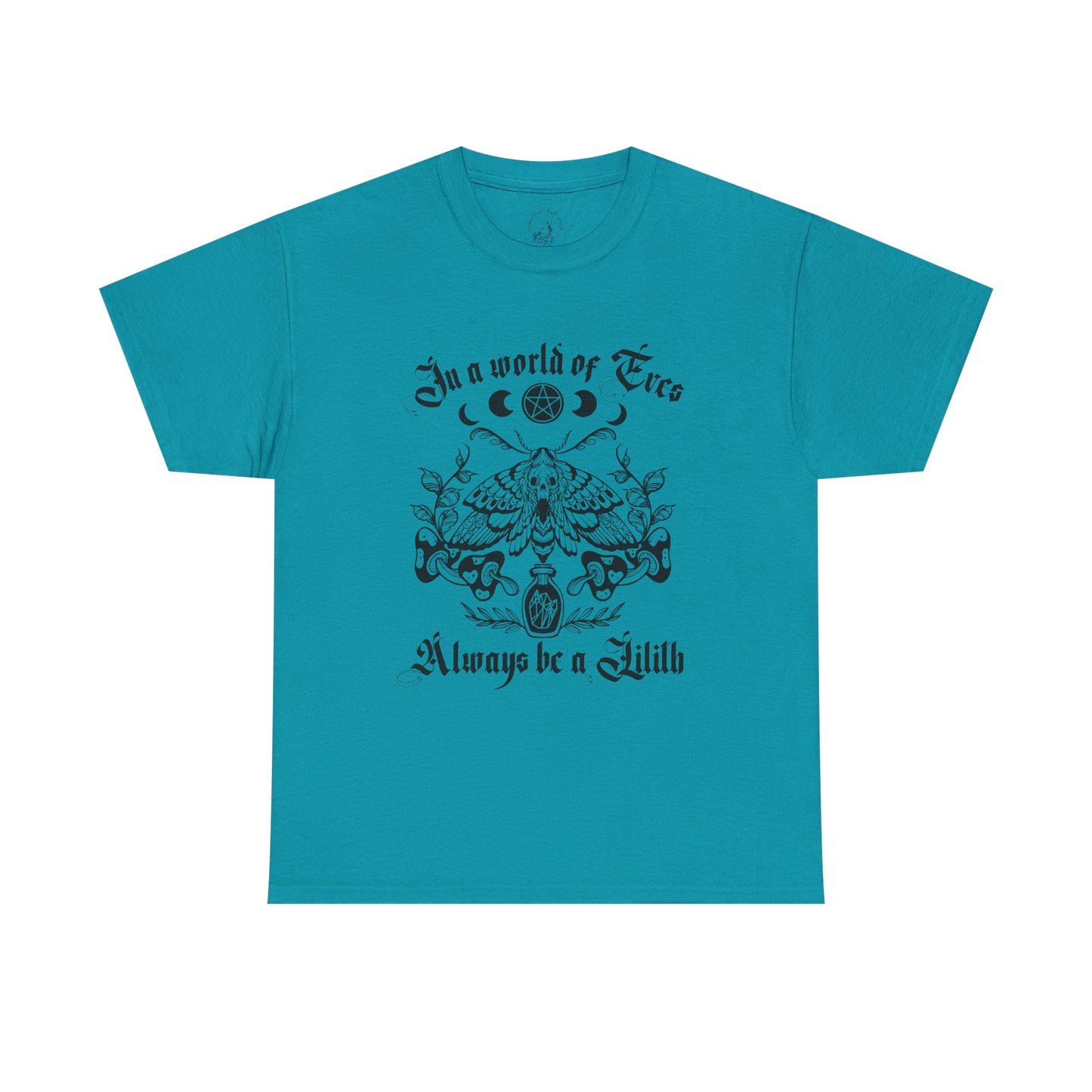 Be a Lilith Vintage-Inspired Unisex Heavy Cotton Tee, Boho Style Tee, Casual Wear, Gift for Him and Her, Ideal for Festivals and Gatherings