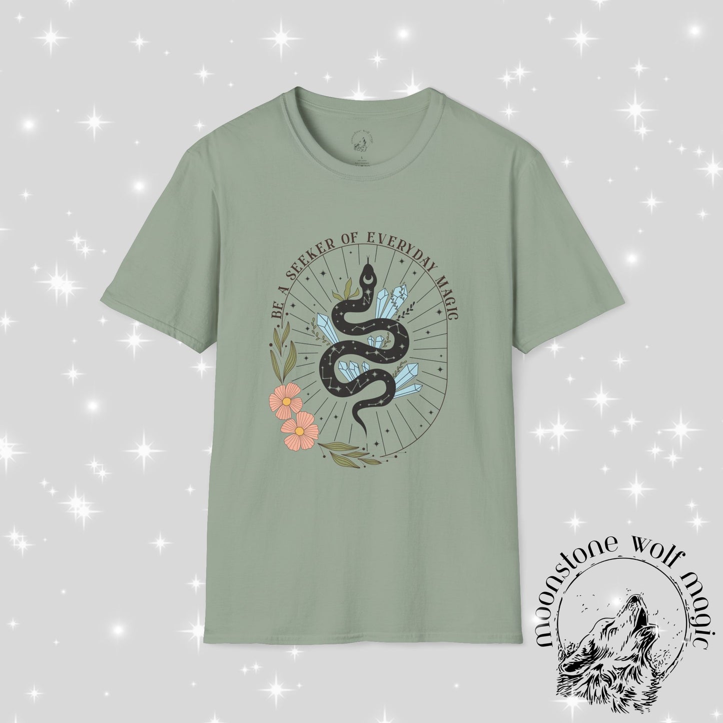 Everyday Magic Unisex Softstyle T-Shirt - Cute Snake Design