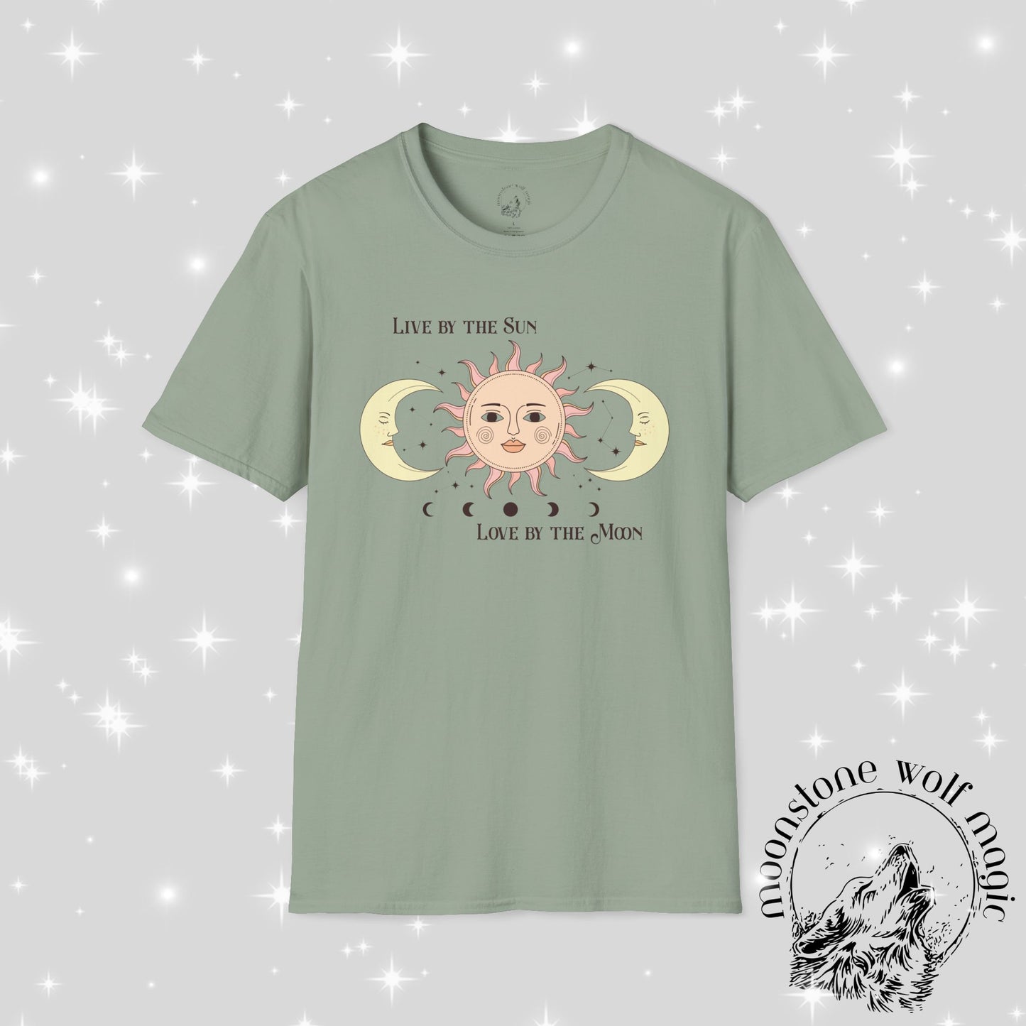 Live by the Sun, Love by the Moon Unisex Softstyle T-Shirt
