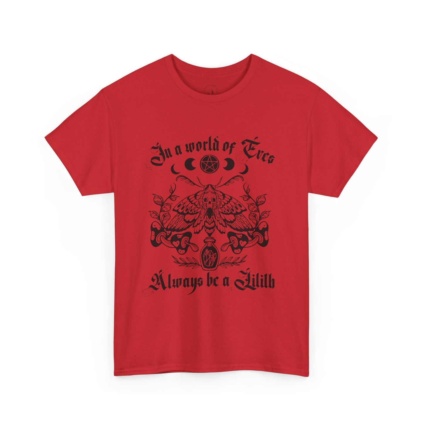 Be a Lilith Vintage-Inspired Unisex Heavy Cotton Tee, Boho Style Tee, Casual Wear, Gift for Him and Her, Ideal for Festivals and Gatherings