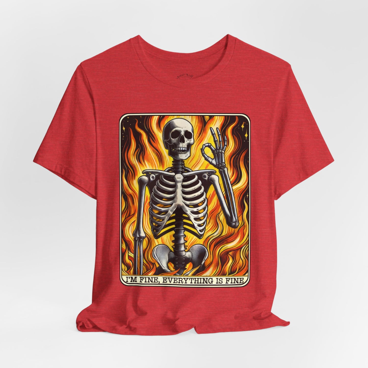 The I'm Fine Tarot Short Sleeve Tee