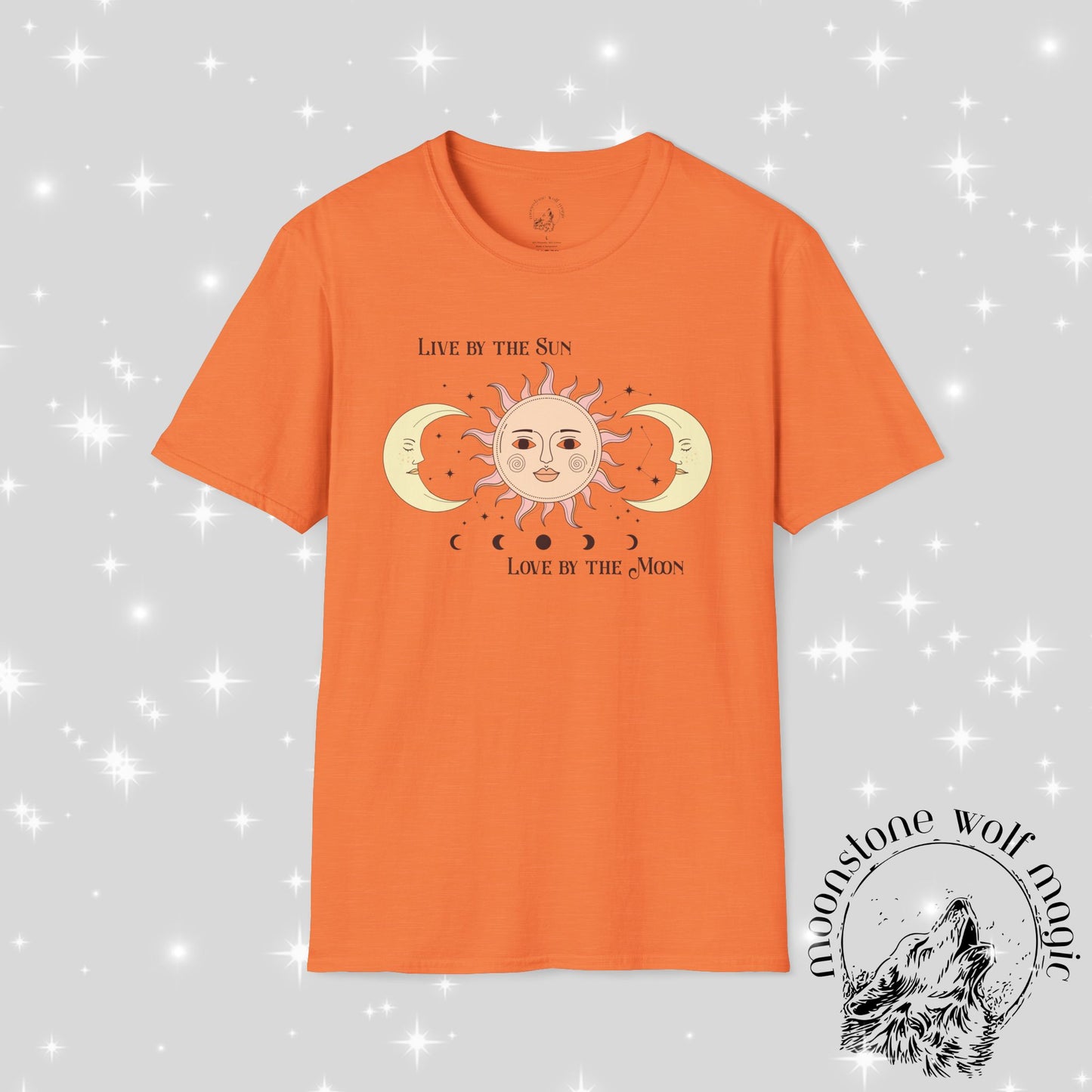 Live by the Sun, Love by the Moon Unisex Softstyle T-Shirt