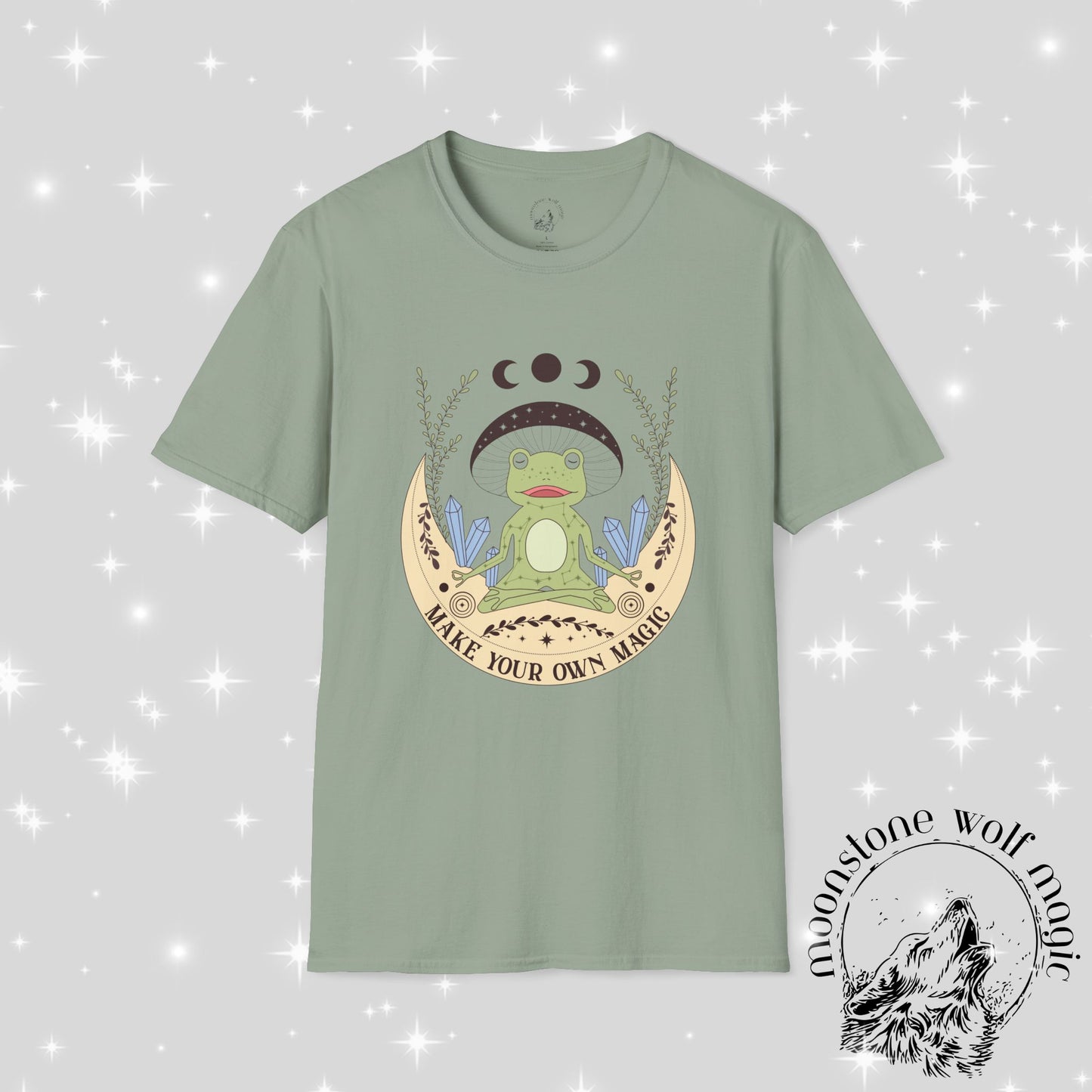 Magical Frog T-Shirt - "Make Your Own Magic" Unisex Softstyle Tee