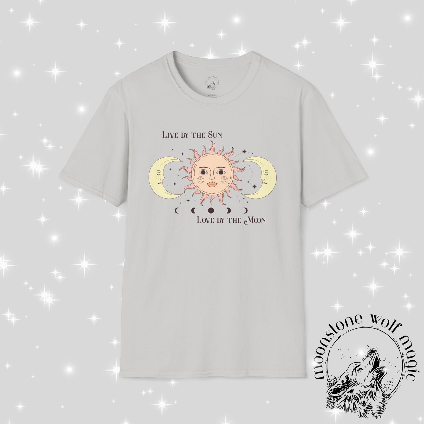 Live by the Sun, Love by the Moon Unisex Softstyle T-Shirt