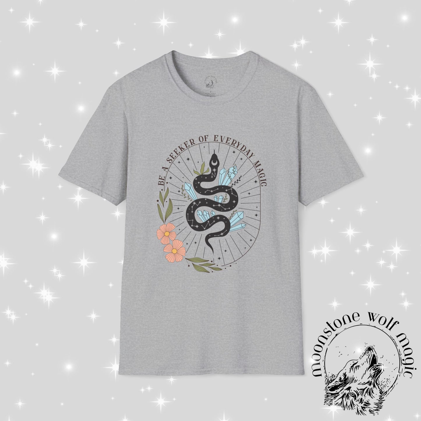 Everyday Magic Unisex Softstyle T-Shirt - Cute Snake Design