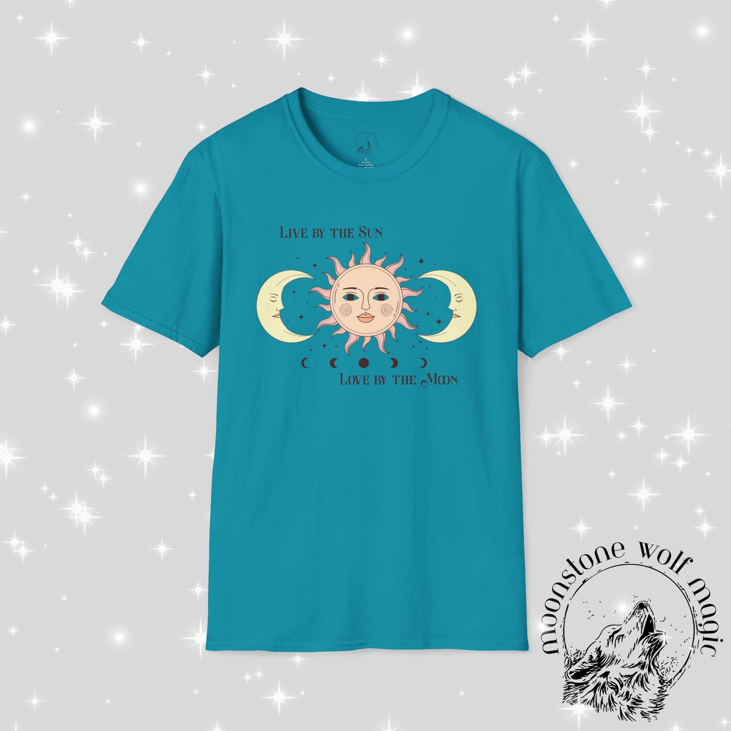 Live by the Sun, Love by the Moon Unisex Softstyle T-Shirt