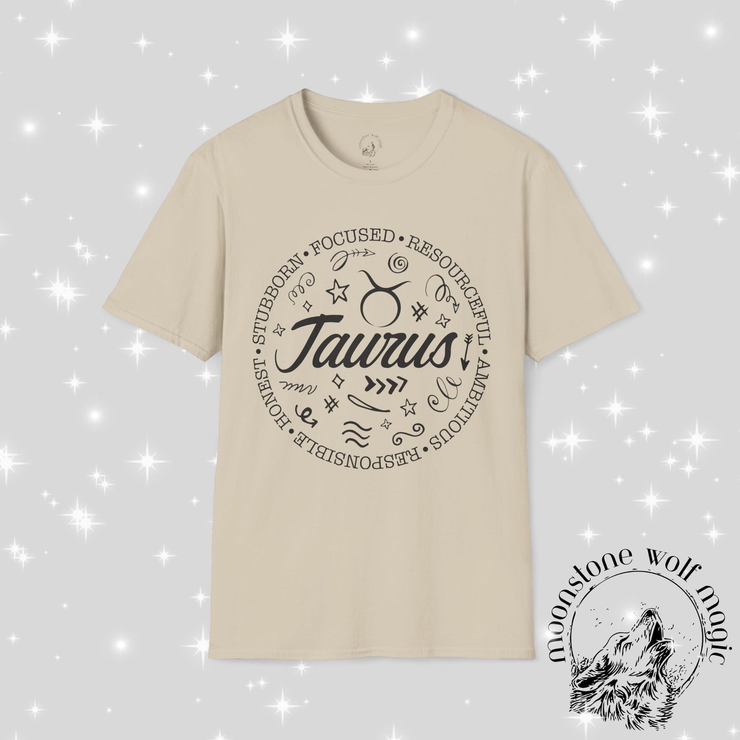 Taurus Zodiac Unisex Softstyle T-Shirt - Astrology Inspired Gift