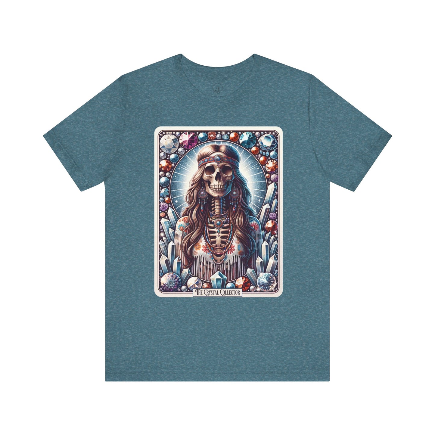 The Crystal Collector Tarot Unisex Jersey Short Sleeve Tee