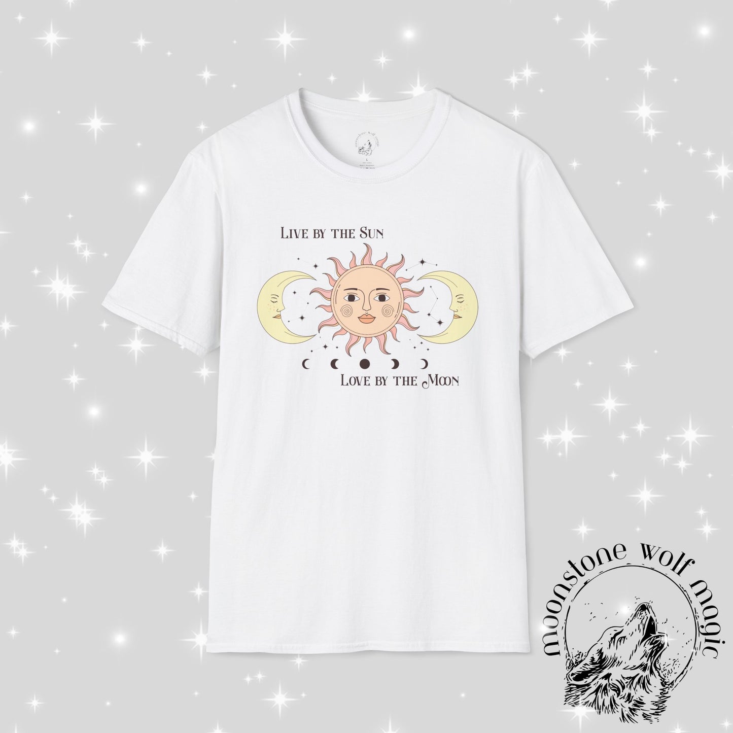 Live by the Sun, Love by the Moon Unisex Softstyle T-Shirt