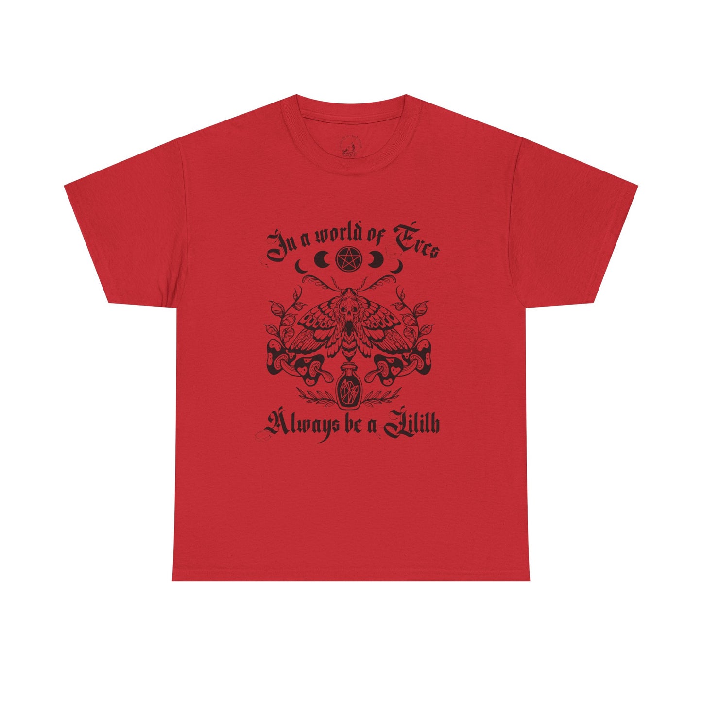 Be a Lilith Vintage-Inspired Unisex Heavy Cotton Tee, Boho Style Tee, Casual Wear, Gift for Him and Her, Ideal for Festivals and Gatherings