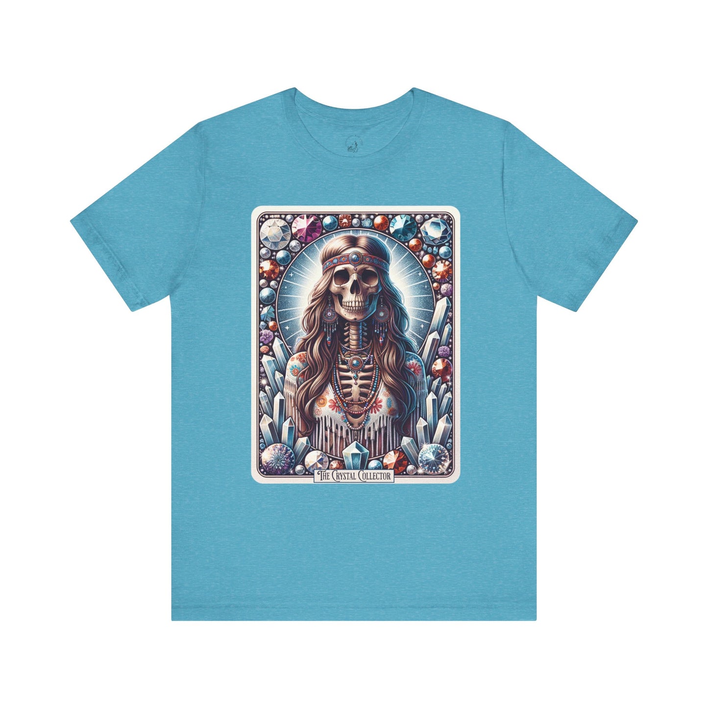 The Crystal Collector Tarot Unisex Jersey Short Sleeve Tee