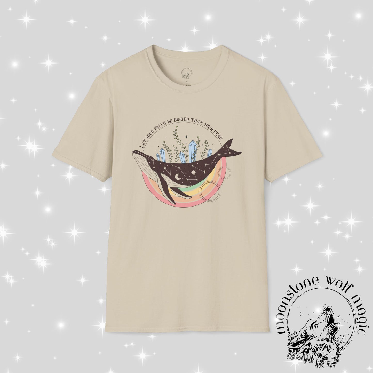 Inspirational Whale Graphic T-Shirt - Unisex Softstyle Tee