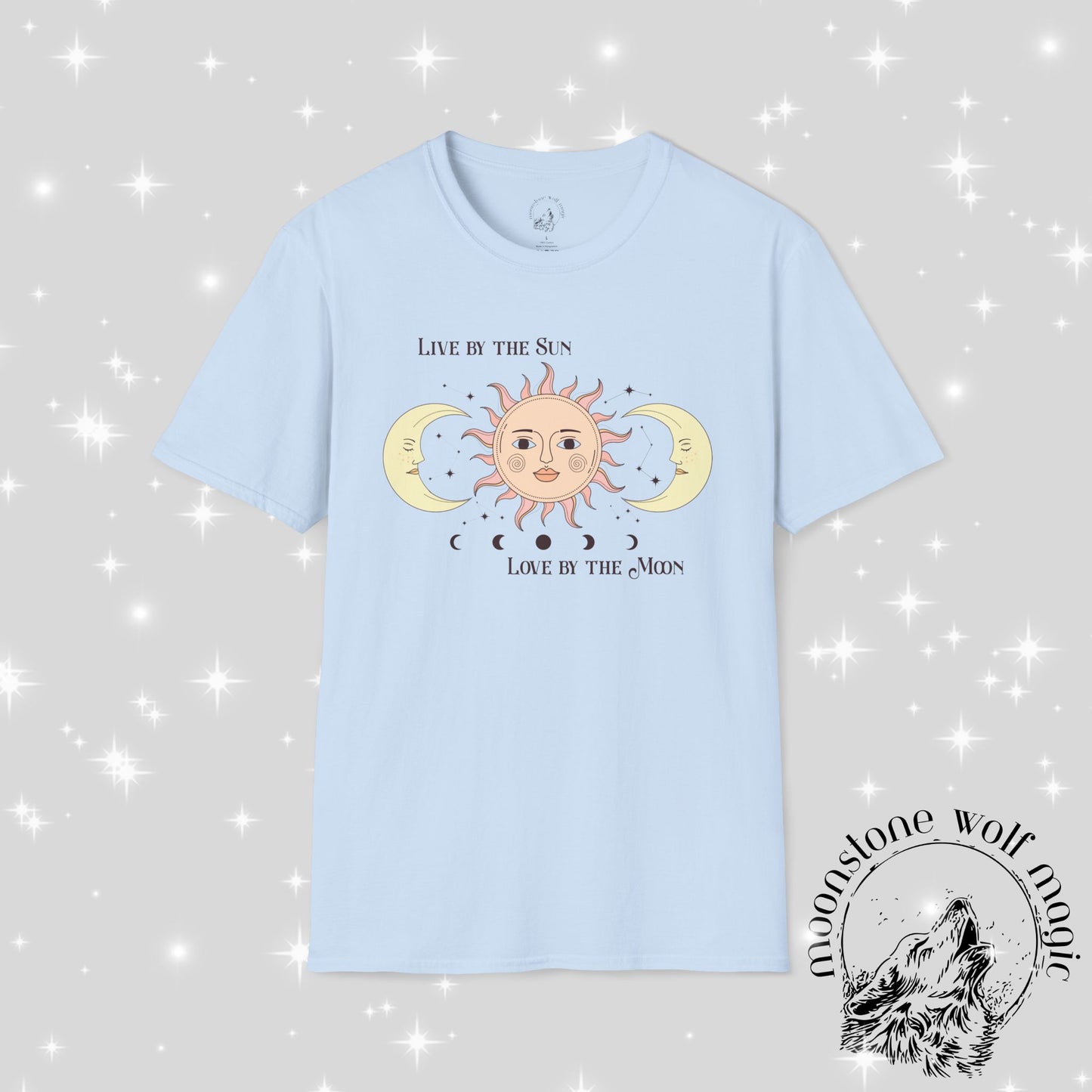 Live by the Sun, Love by the Moon Unisex Softstyle T-Shirt