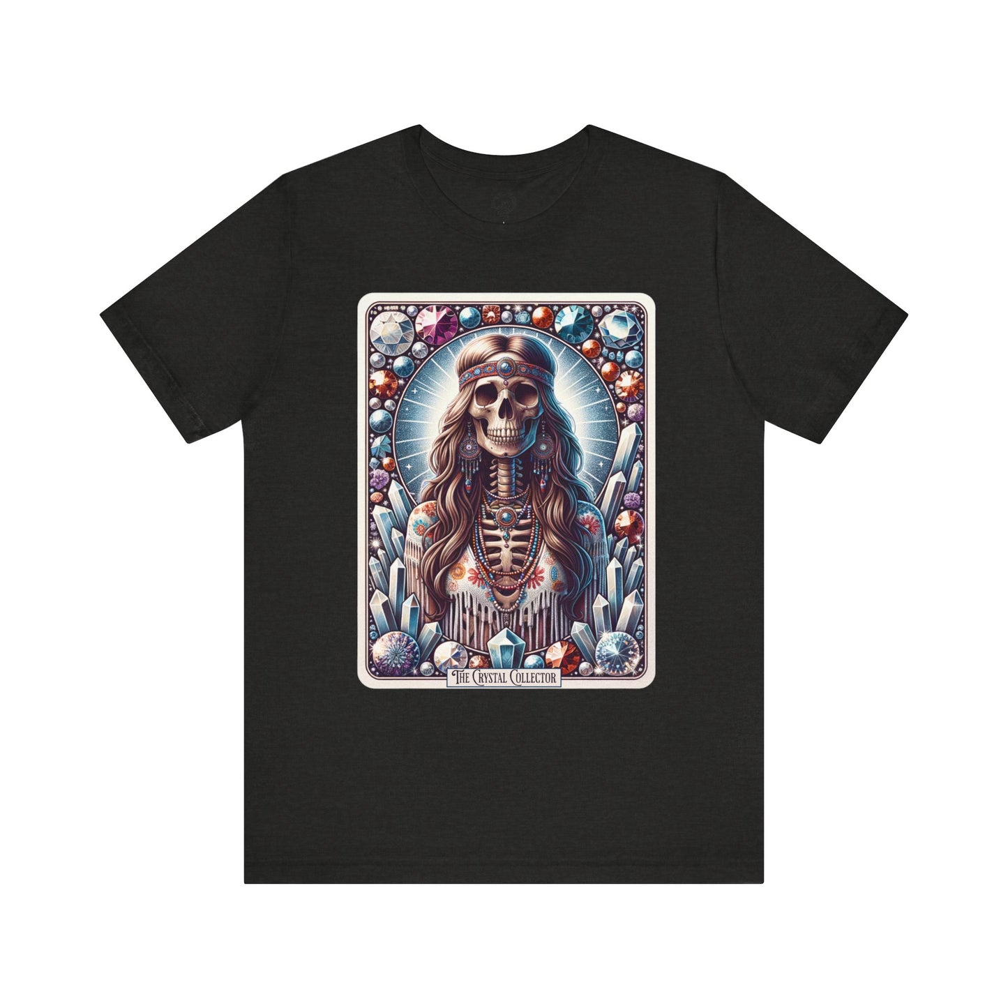 The Crystal Collector Tarot Unisex Jersey Short Sleeve Tee