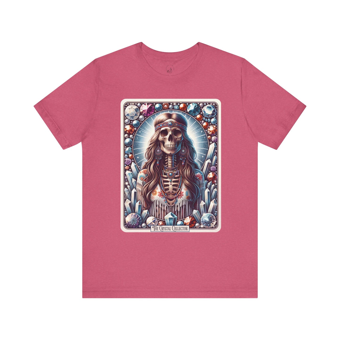 The Crystal Collector Tarot Unisex Jersey Short Sleeve Tee