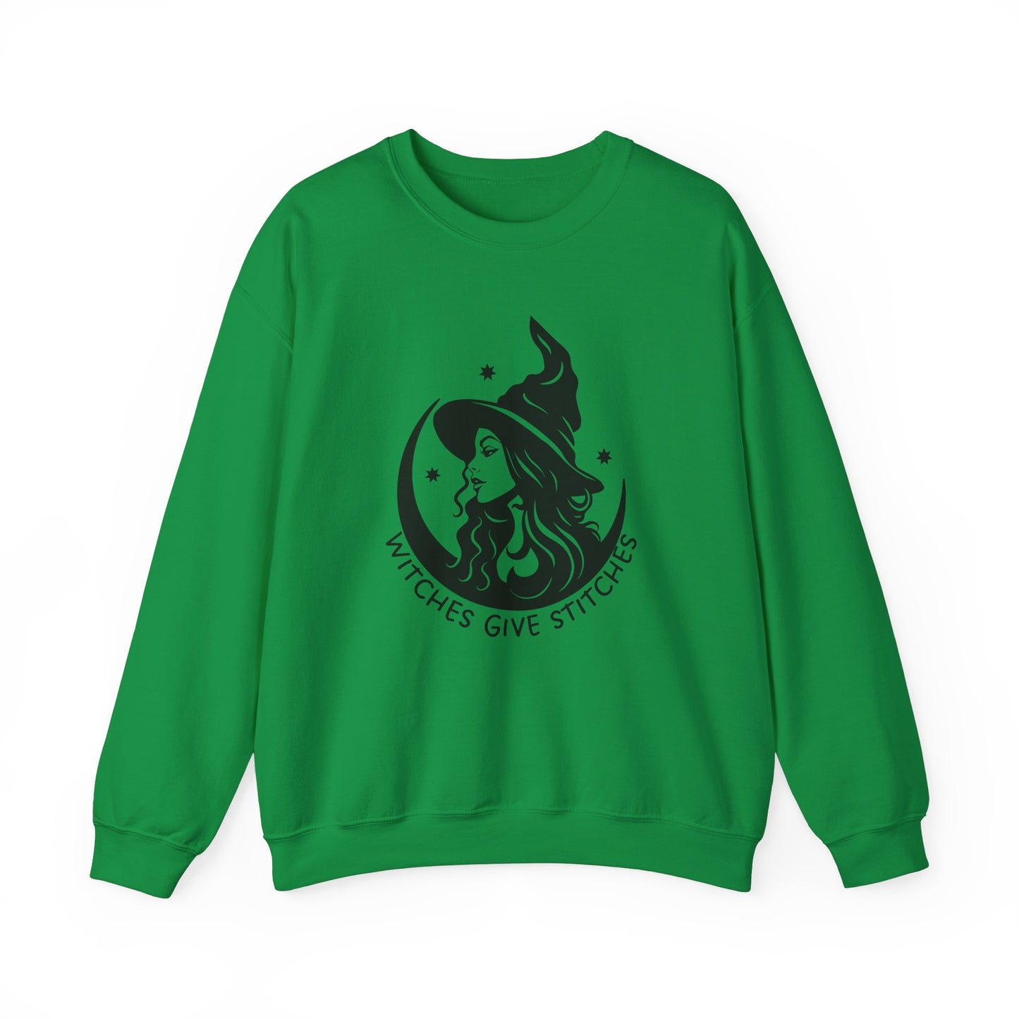 Witches Give Stitches Crewneck Sweatshirt