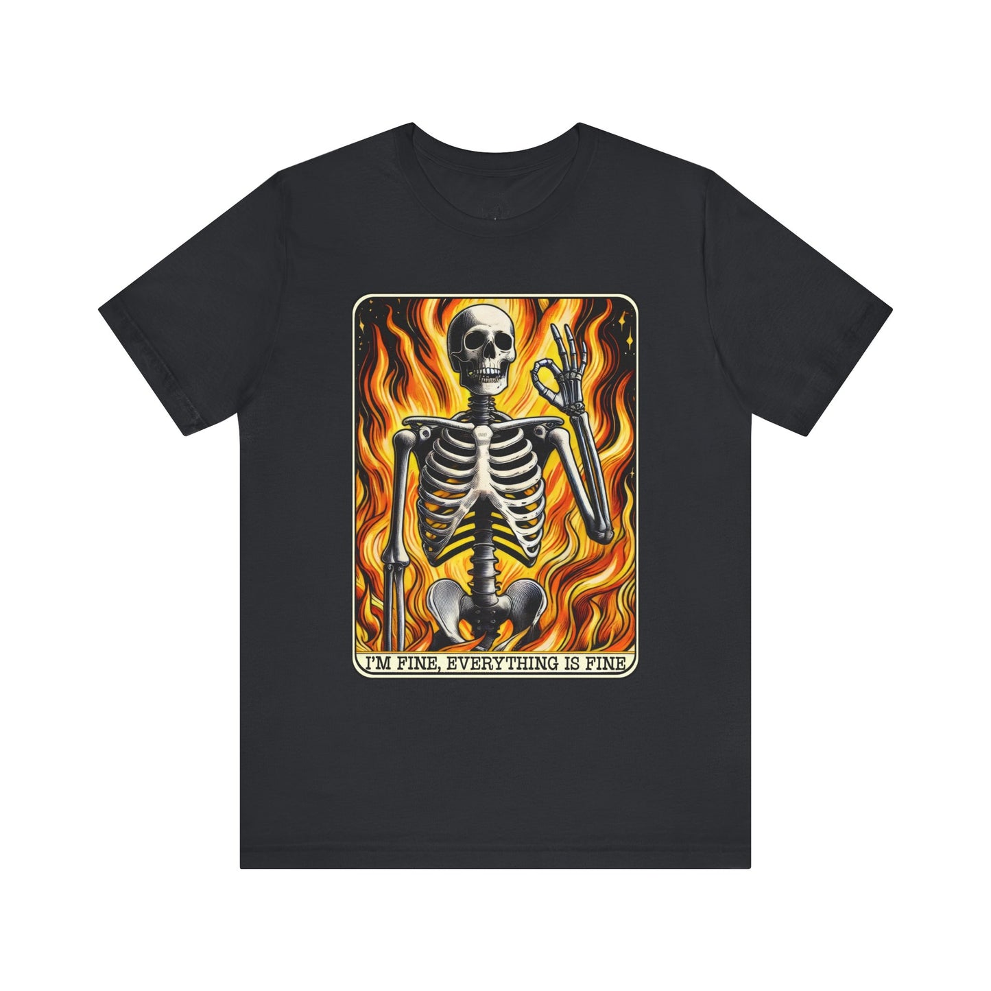 The I'm Fine Tarot Short Sleeve Tee