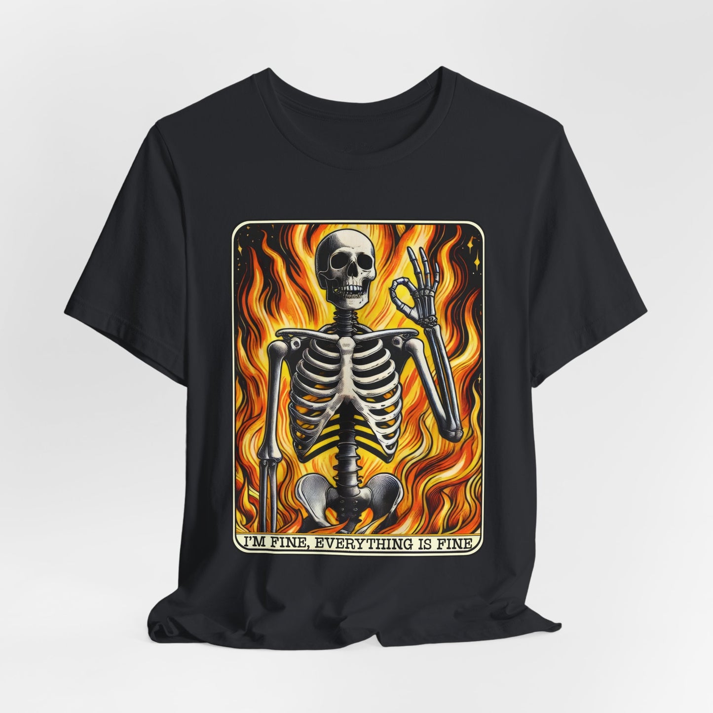 The I'm Fine Tarot Short Sleeve Tee