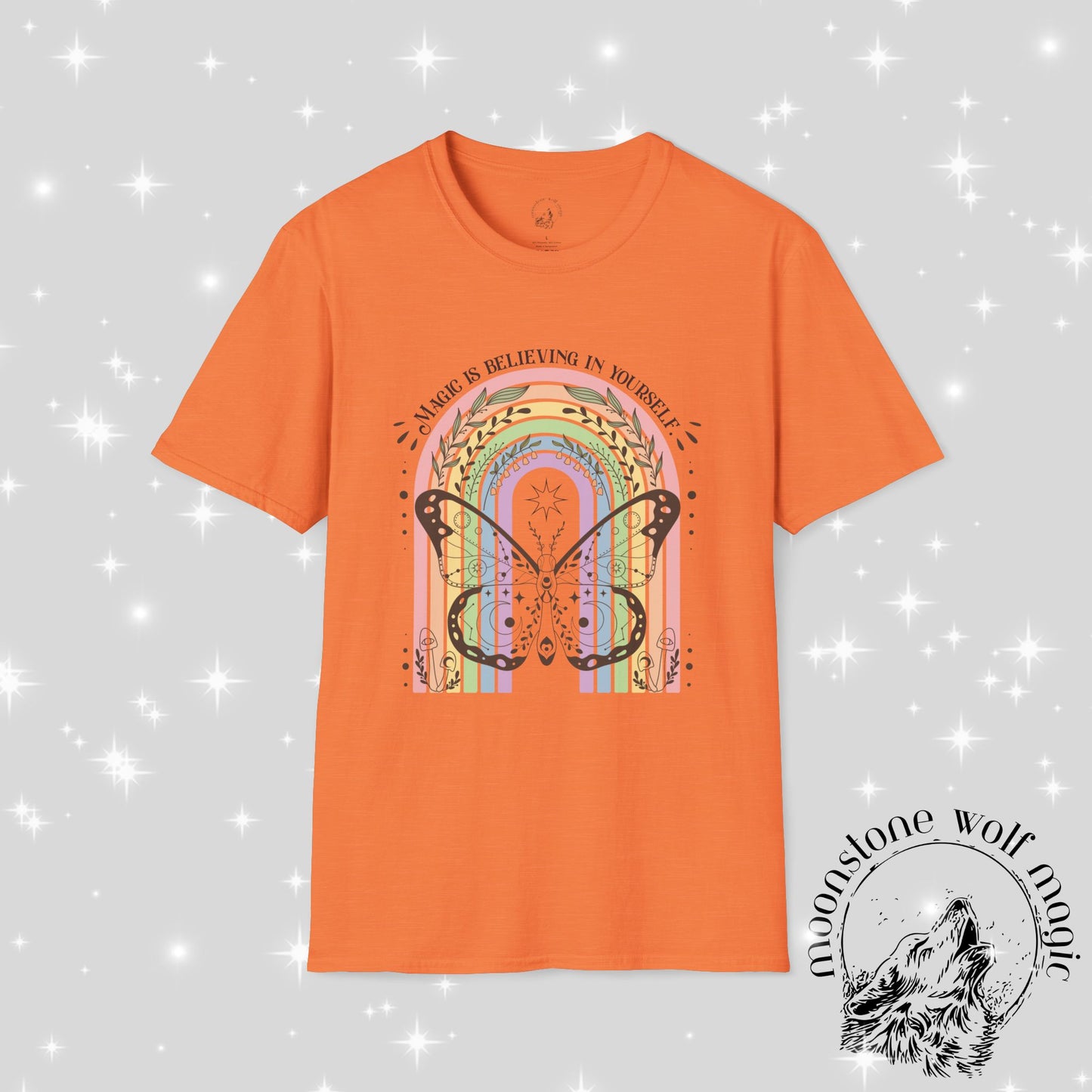 Inspirational Butterfly T-Shirt - 'Believe in Yourself' Design