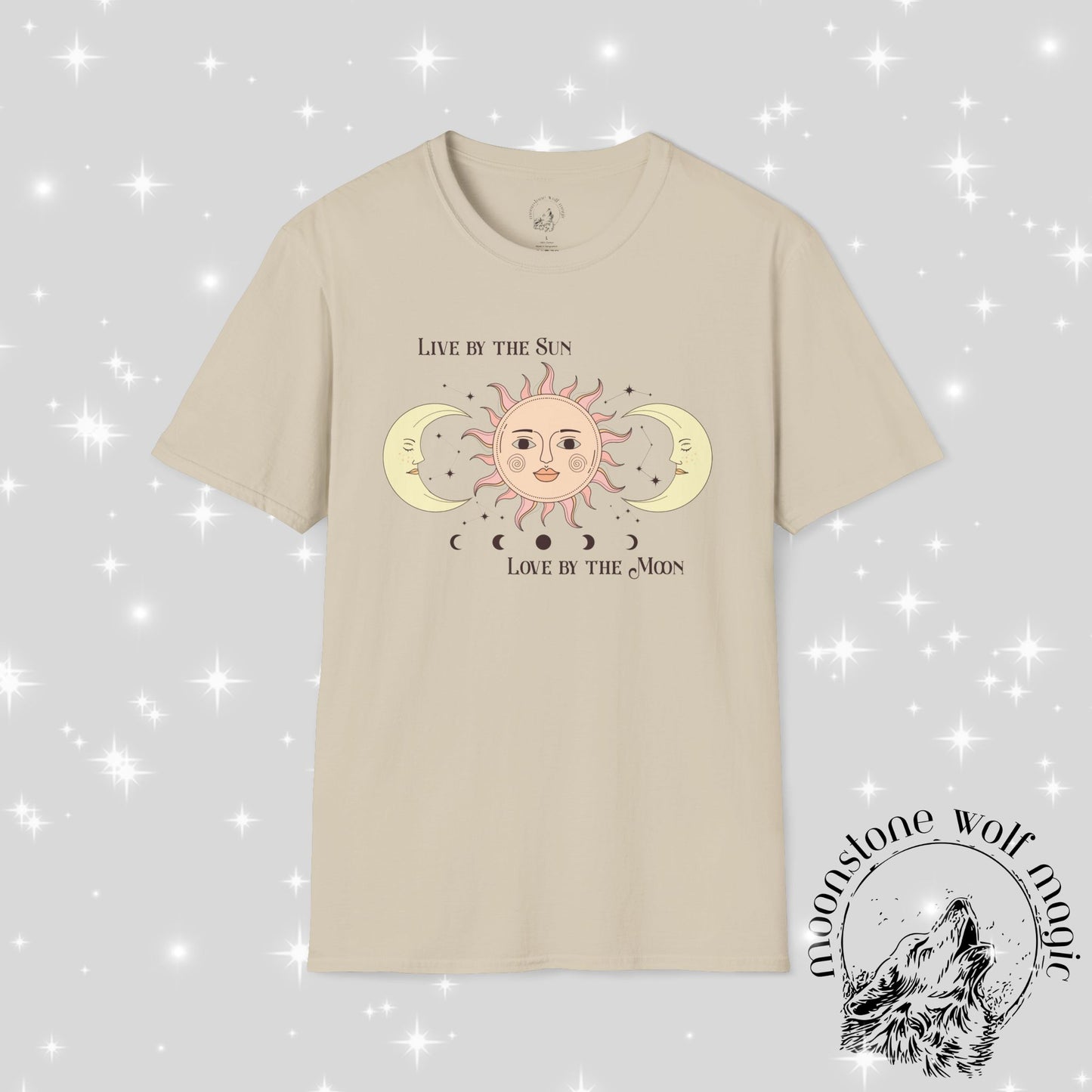 Live by the Sun, Love by the Moon Unisex Softstyle T-Shirt