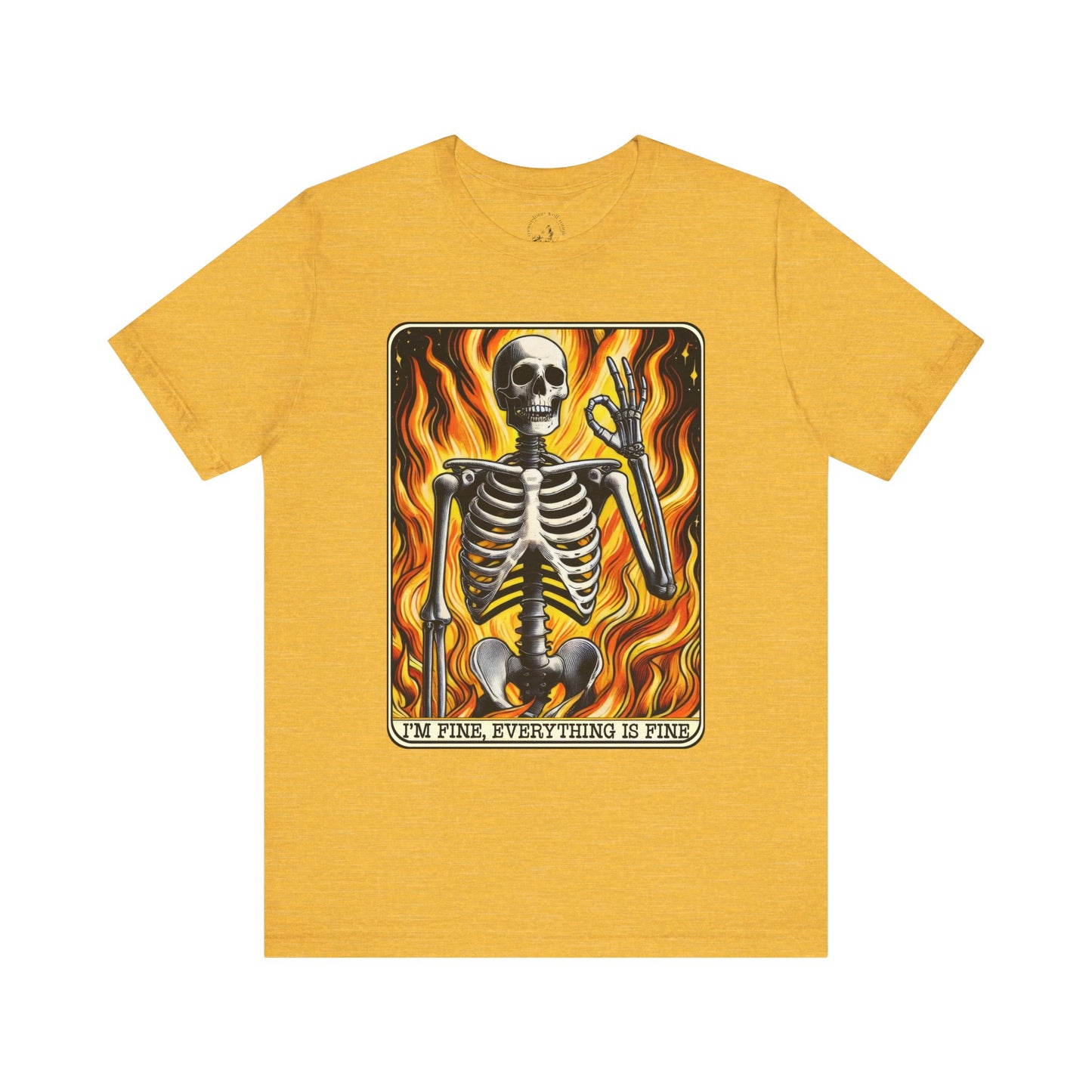 The I'm Fine Tarot Short Sleeve Tee