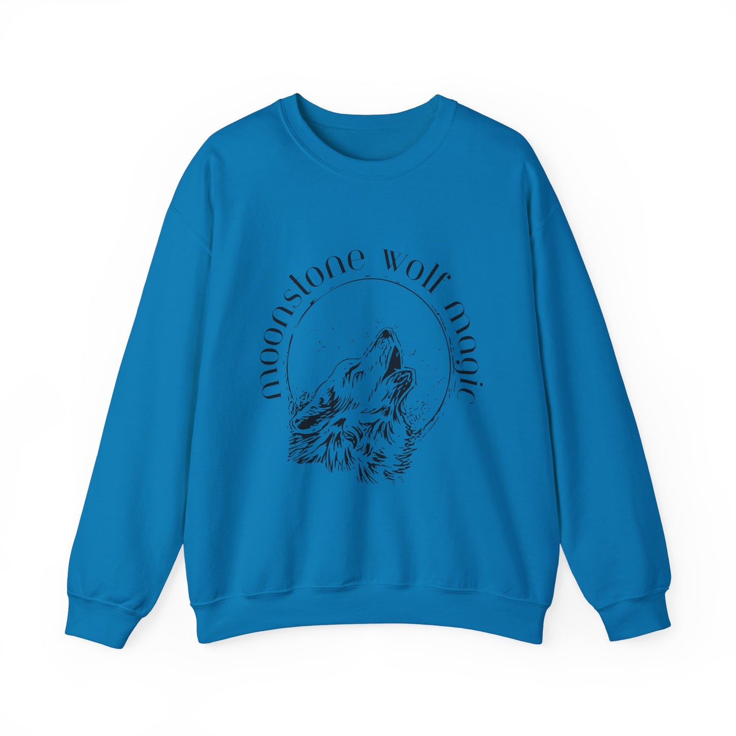 Moonstone Wolf Magic Crewneck Sweatshirt