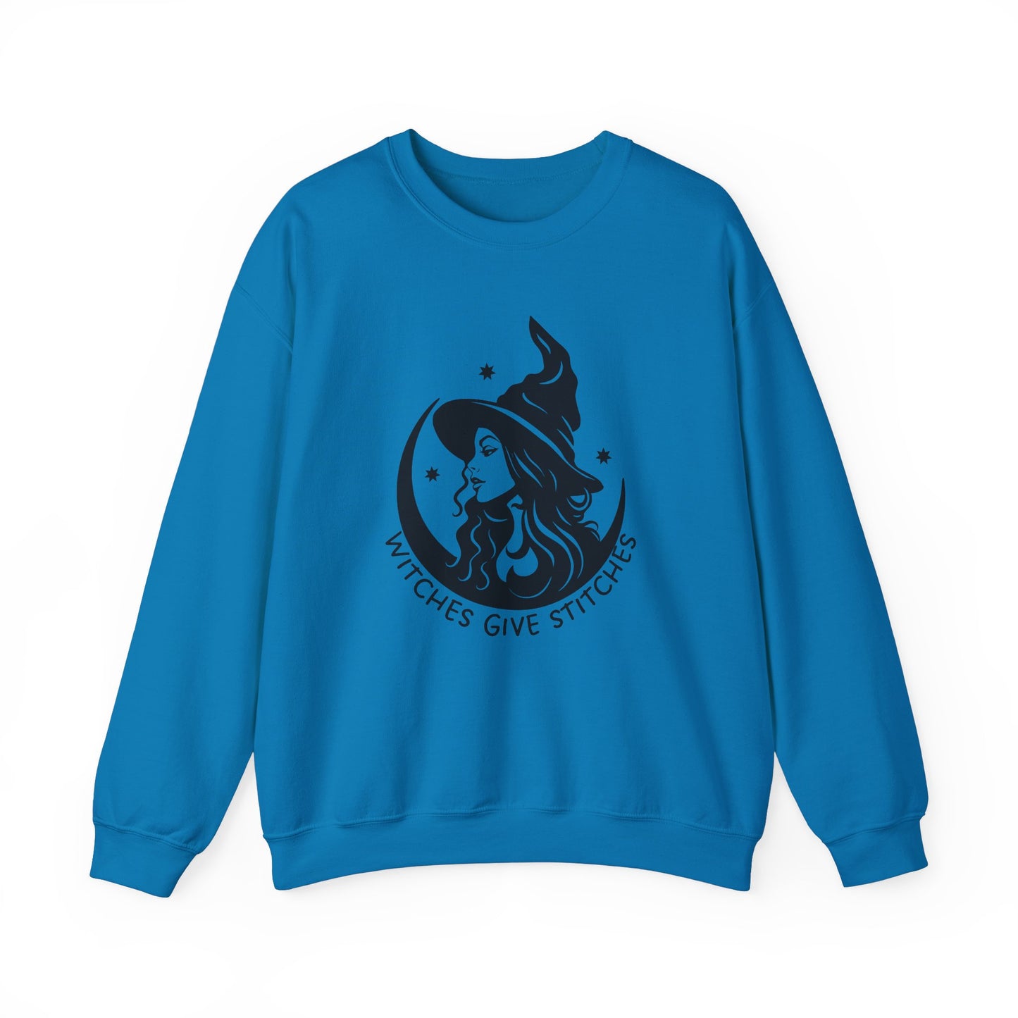 Witches Give Stitches Crewneck Sweatshirt