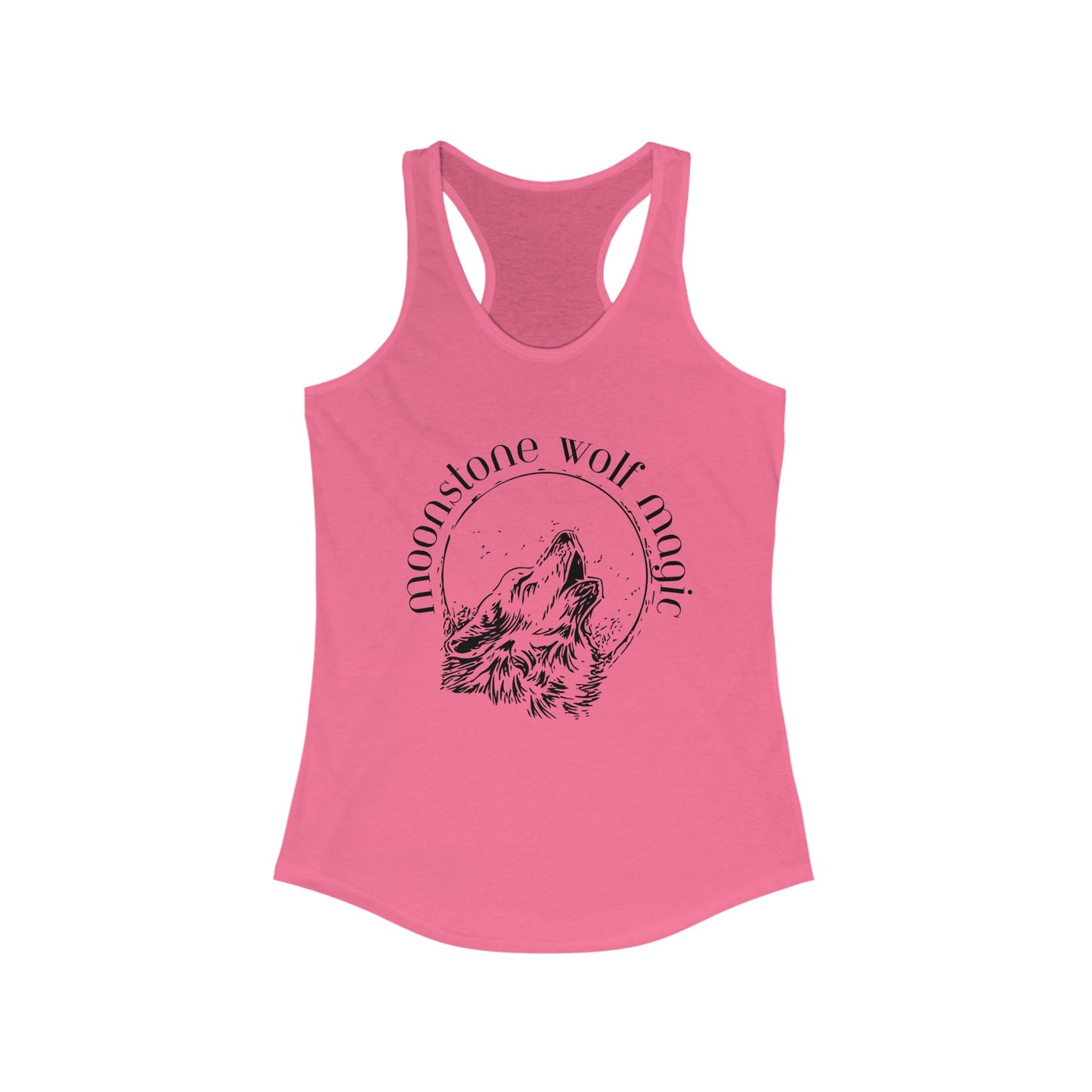 Moonstone Wolf Magic Racerback Tank