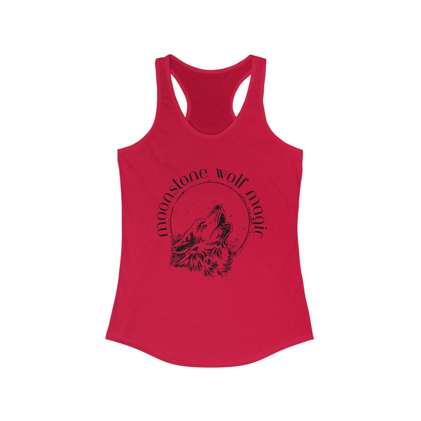 Moonstone Wolf Magic Racerback Tank