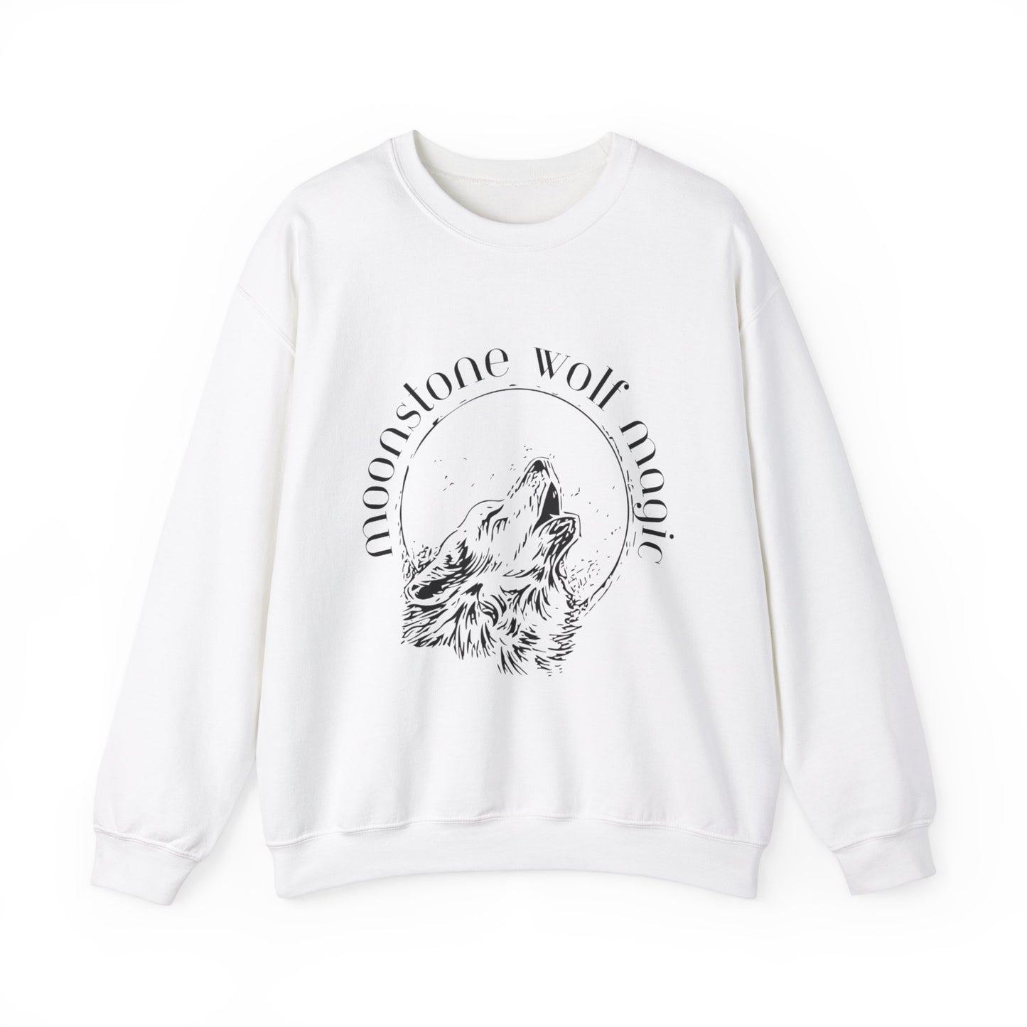 Moonstone Wolf Magic Crewneck Sweatshirt