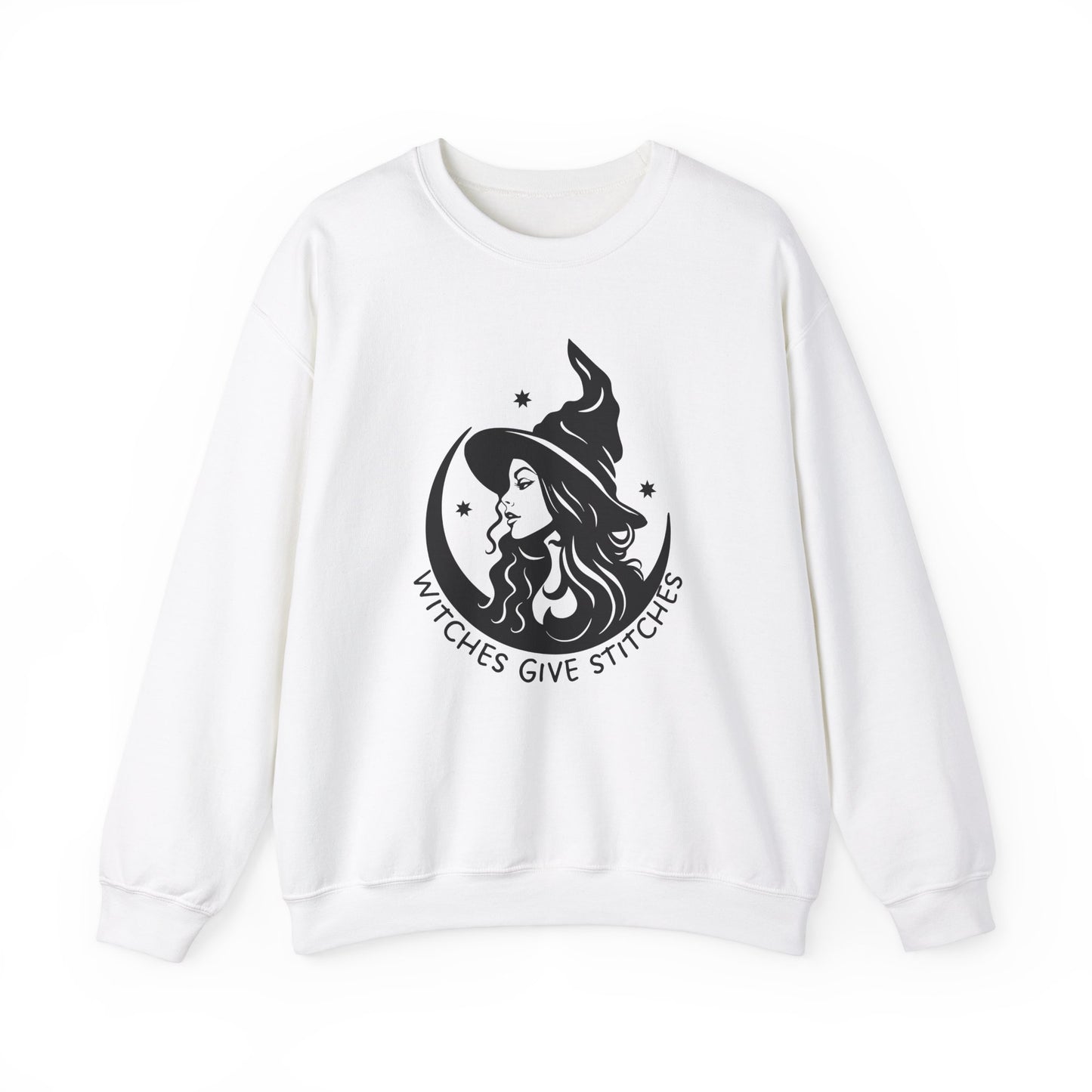 Witches Give Stitches Crewneck Sweatshirt