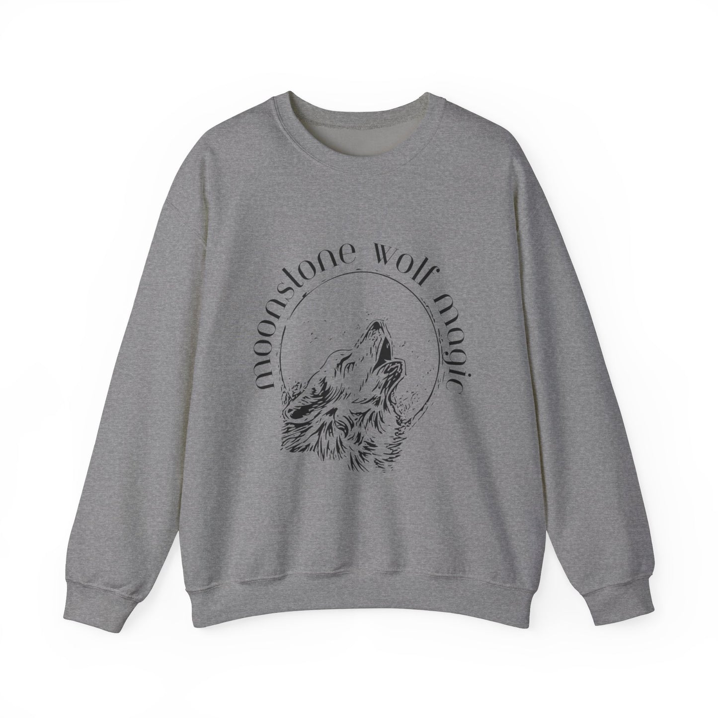 Moonstone Wolf Magic Crewneck Sweatshirt