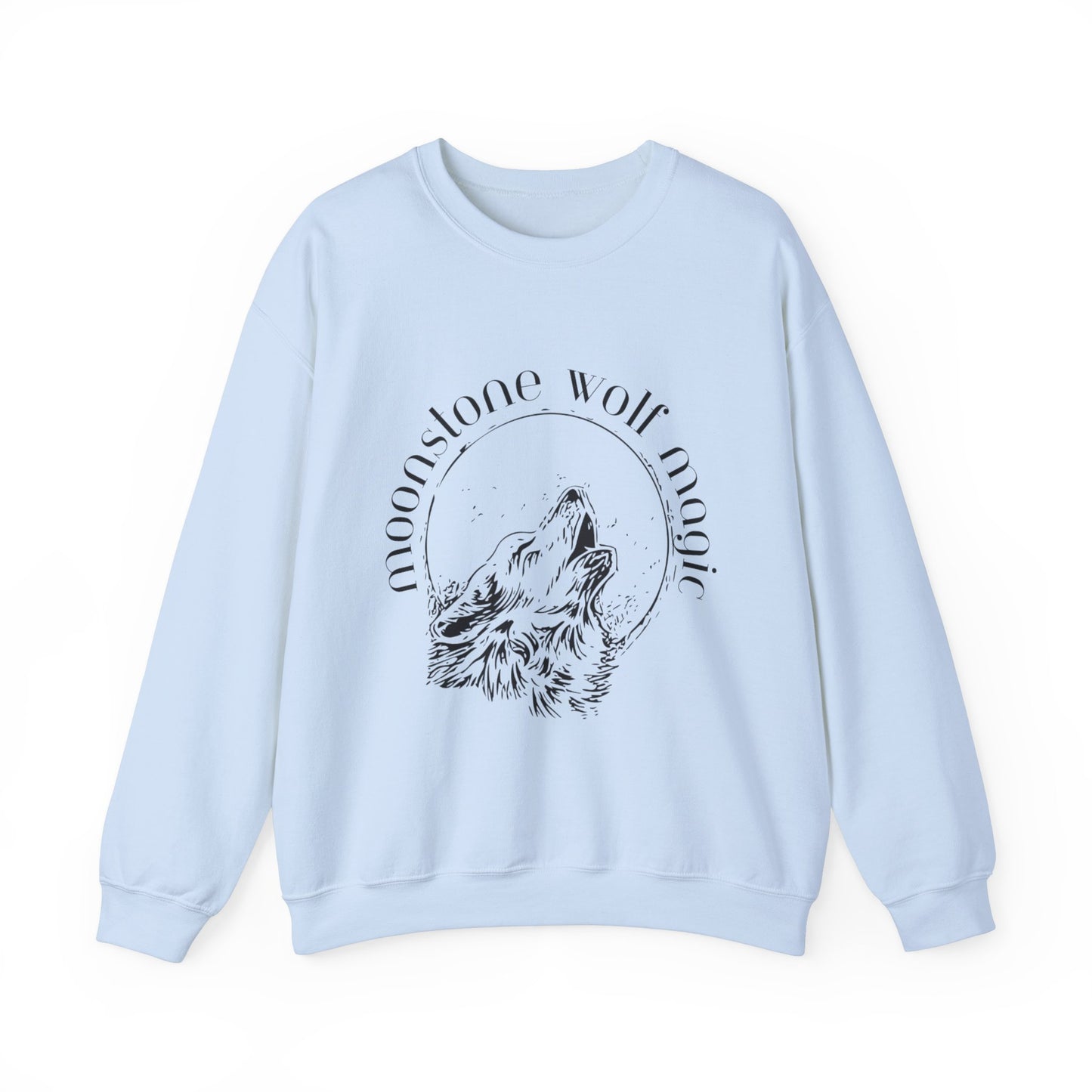 Moonstone Wolf Magic Crewneck Sweatshirt