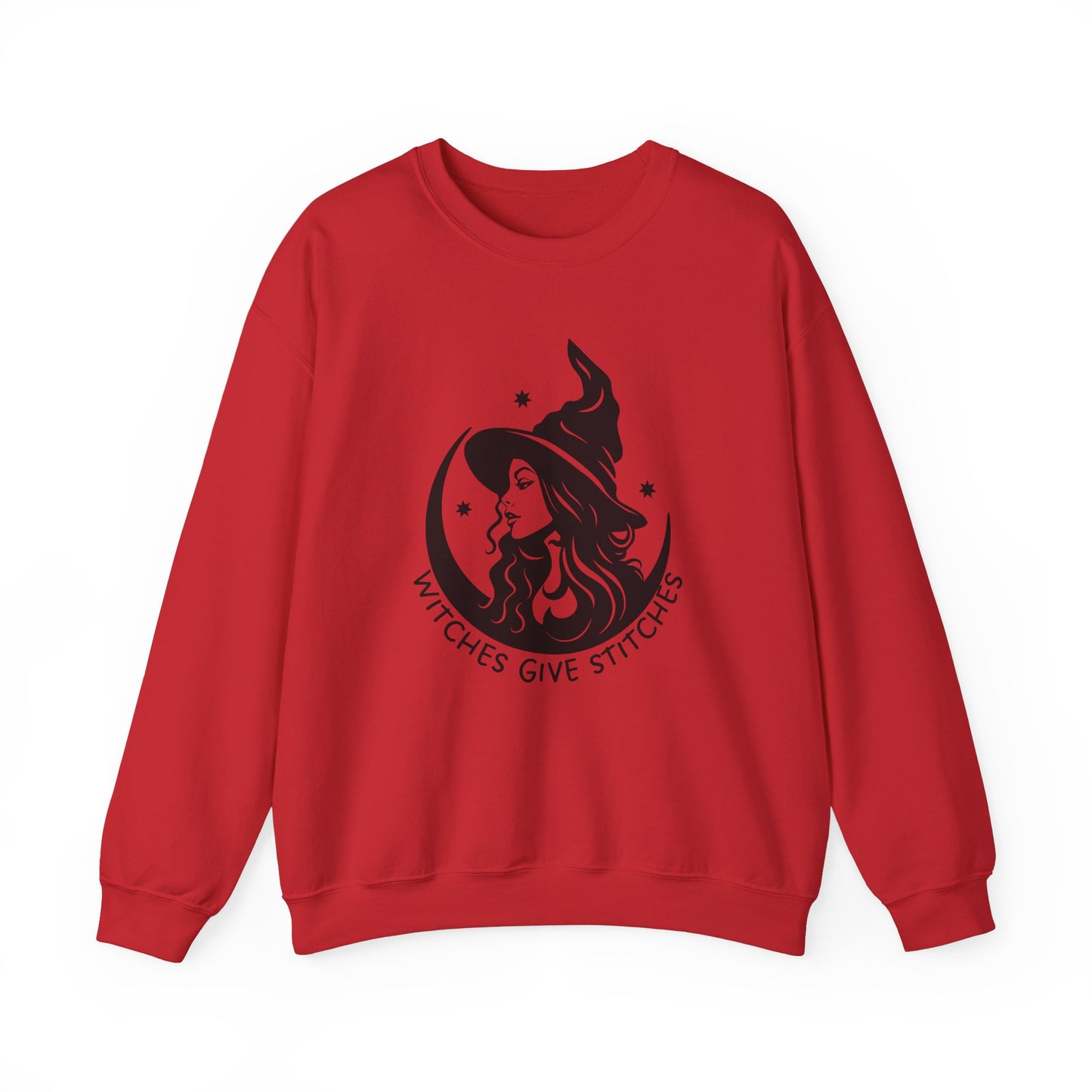 Witches Give Stitches Crewneck Sweatshirt