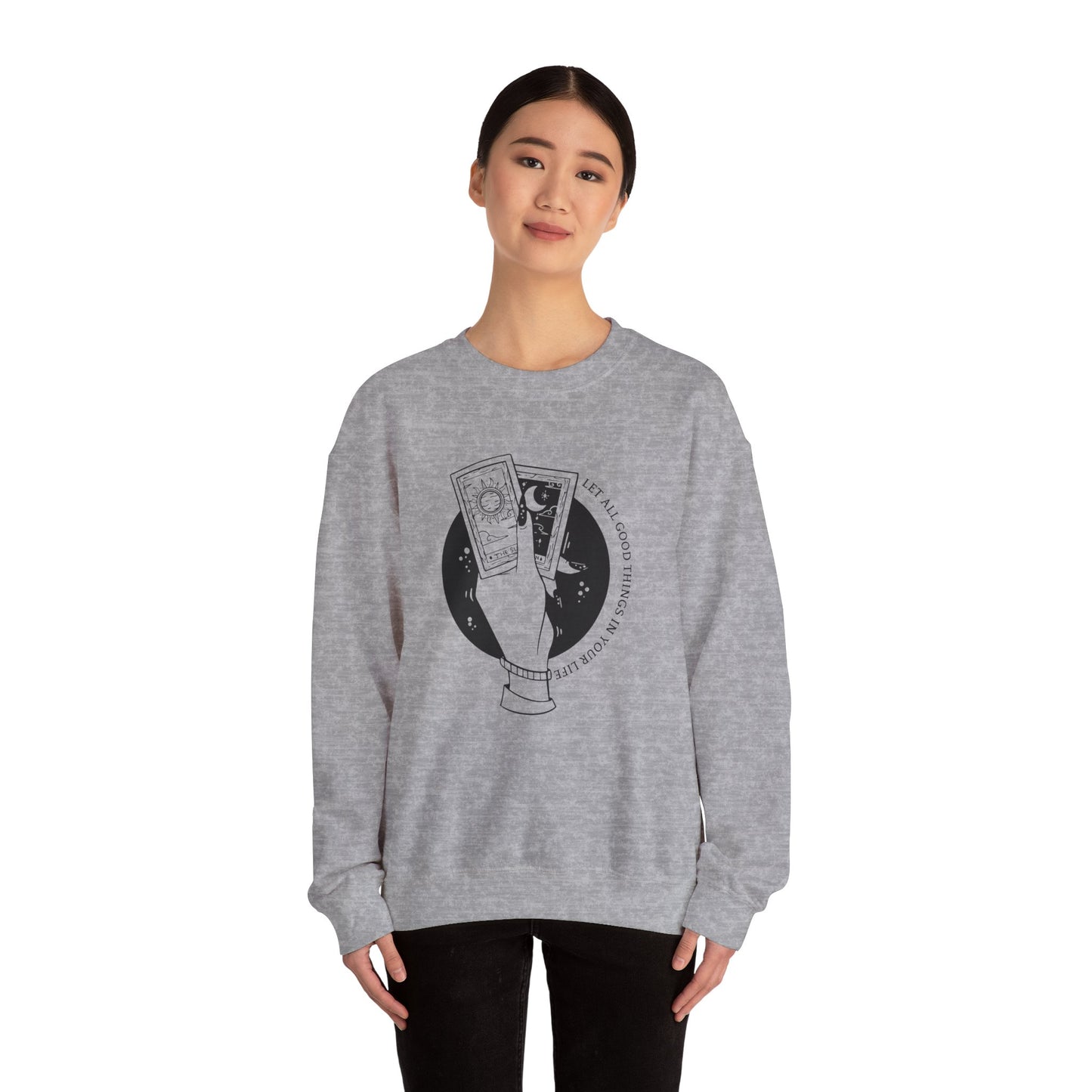 Let all Good Things in Crewneck Sweatshirt