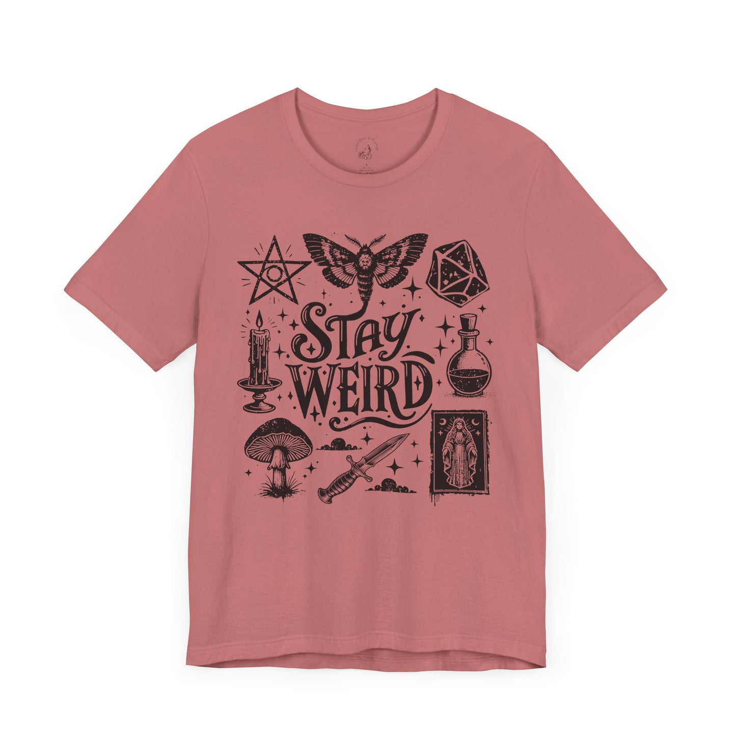 Stay Weird Unisex Jersey Short Sleeve Tee