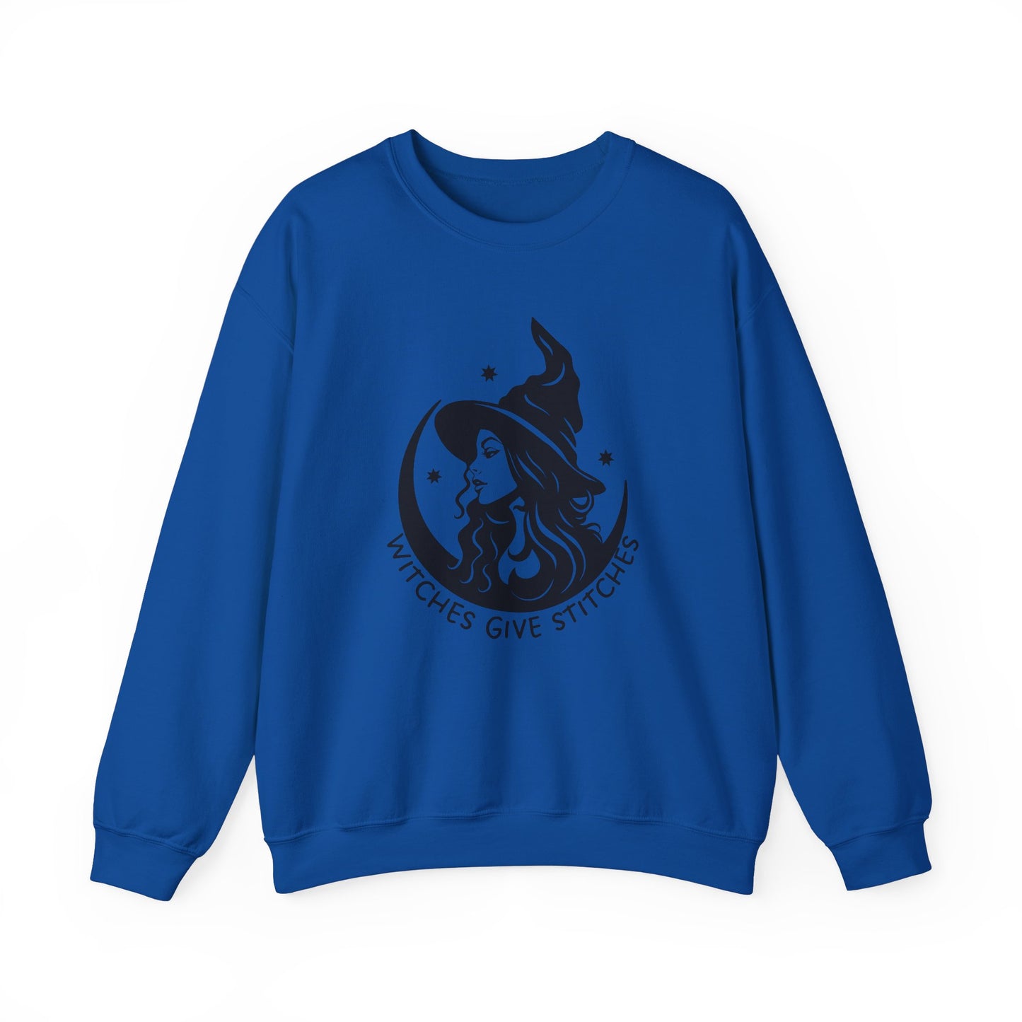 Witches Give Stitches Crewneck Sweatshirt