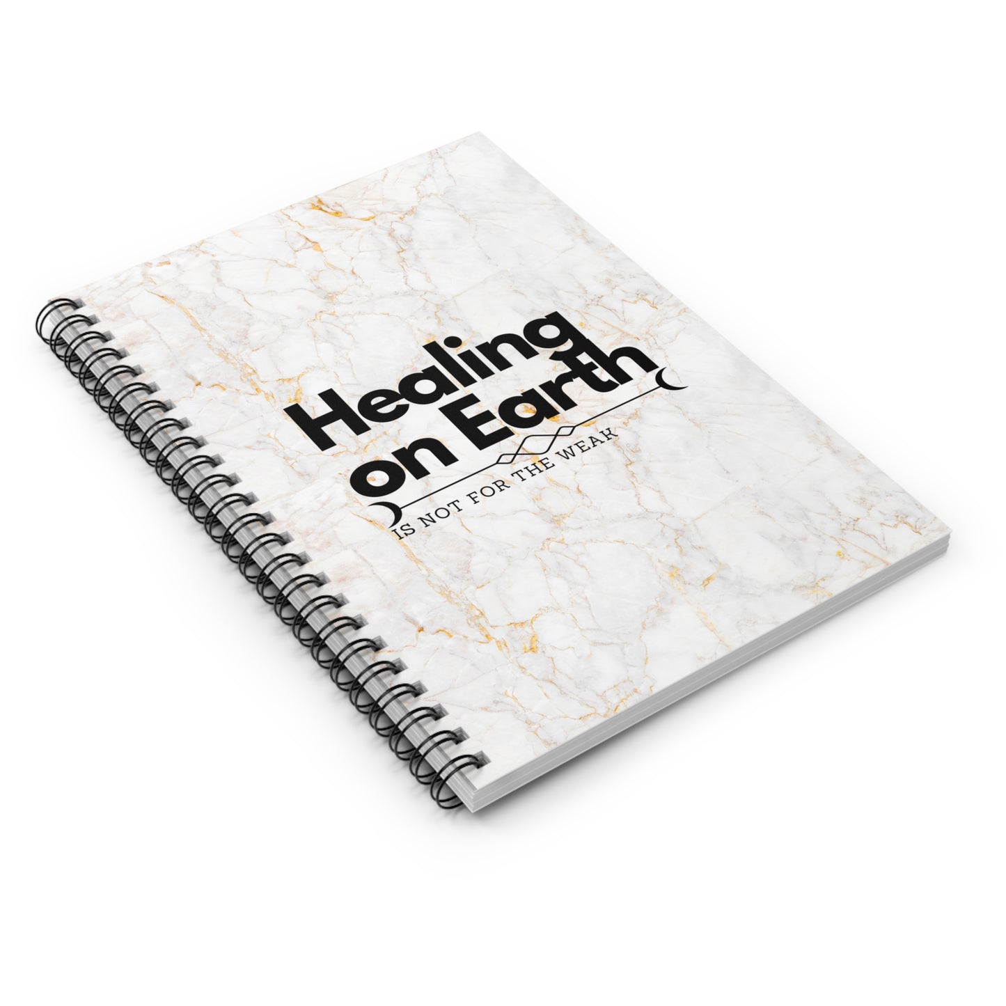 Healing On Earth Spiral Notebook - Ruled Line